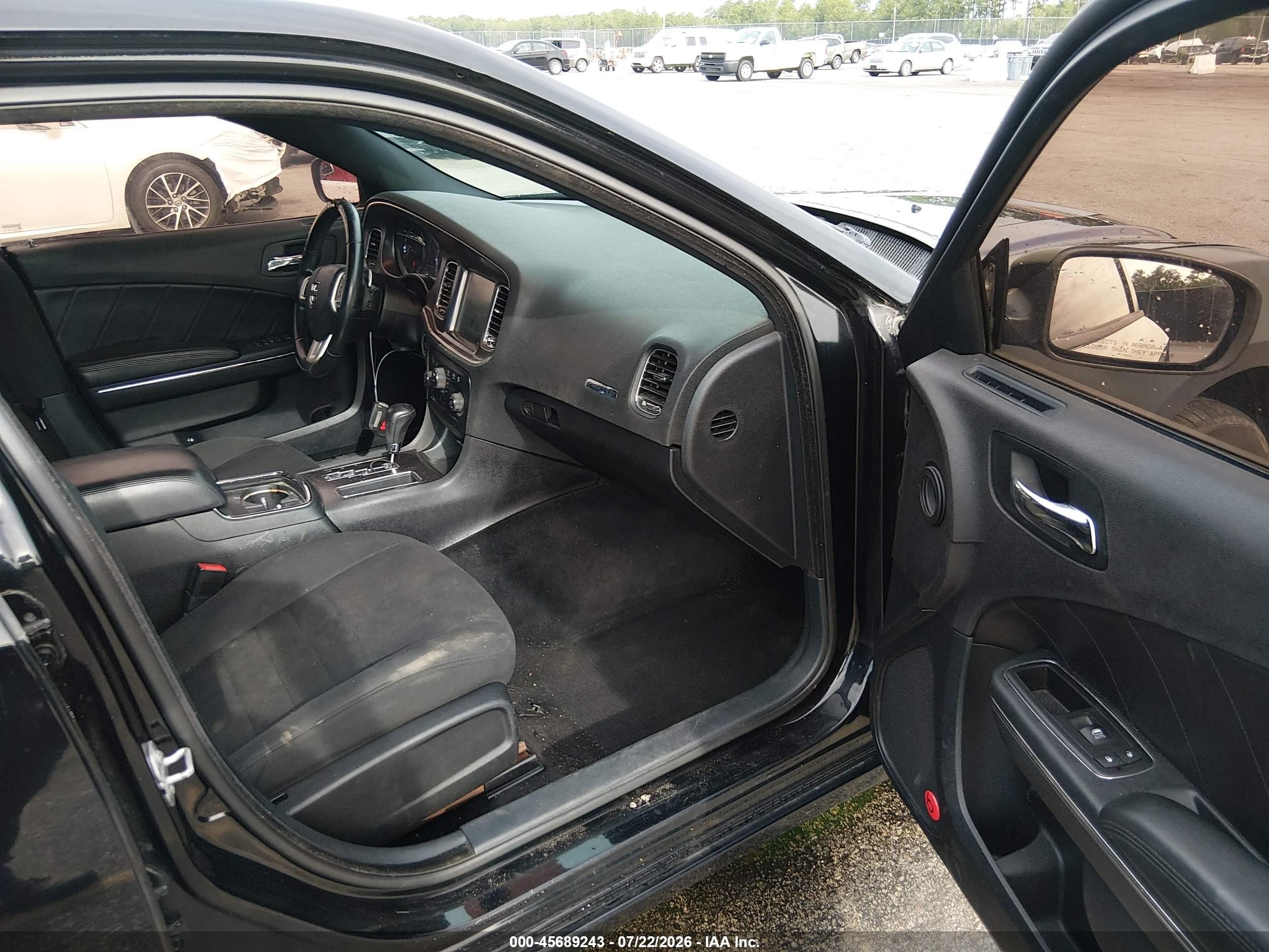 2014 Dodge Charger R/t Black vin: 2C3CDXDT2EH354320