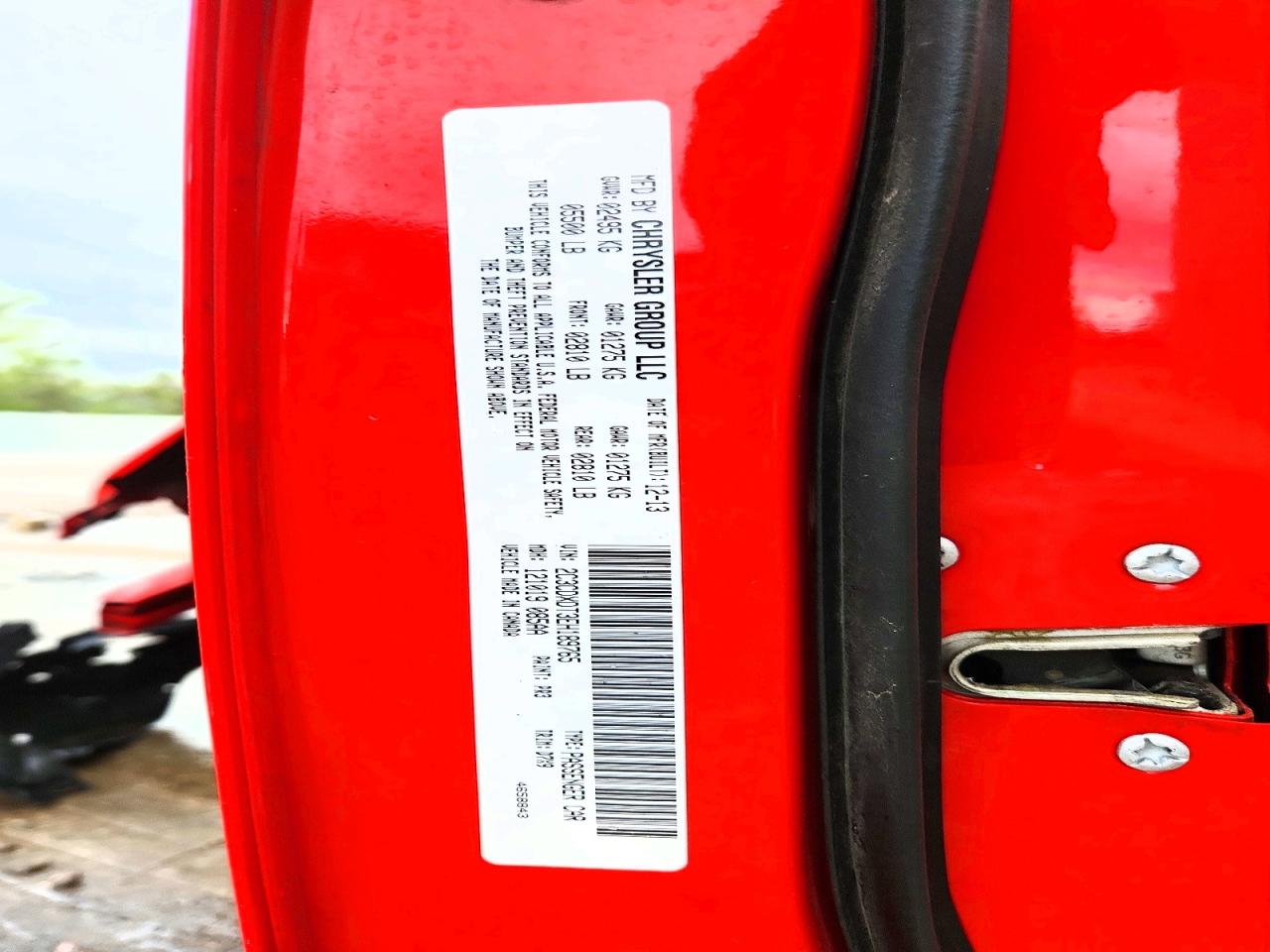 2014 Dodge Charger R Red vin: 2C3CDXDT3EH189765