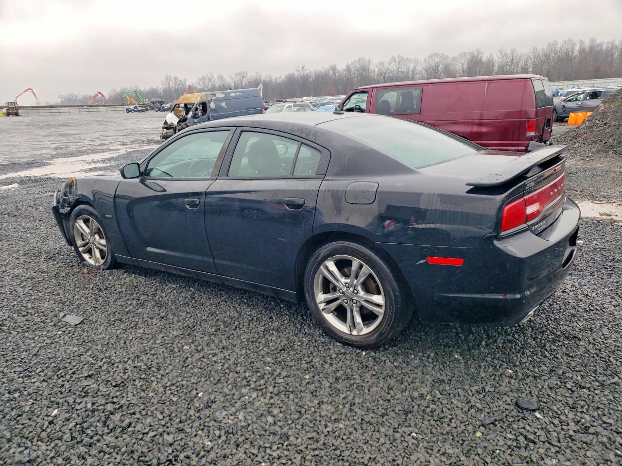 2012 Dodge Charger R Черный vin: 2C3CDXDT4CH103926