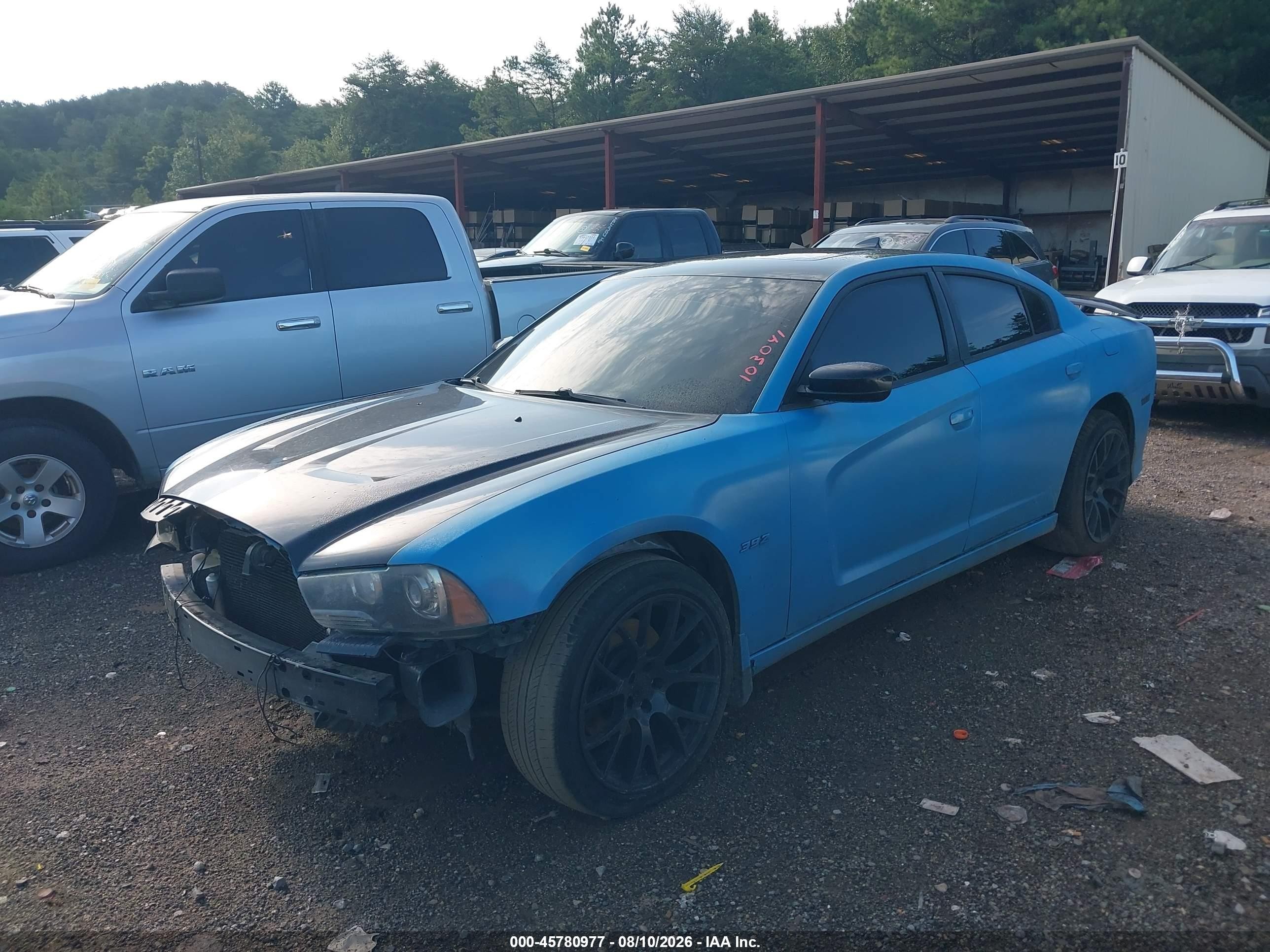 2014 Dodge Charger R/t Plus Blue vin: 2C3CDXDT4EH103041