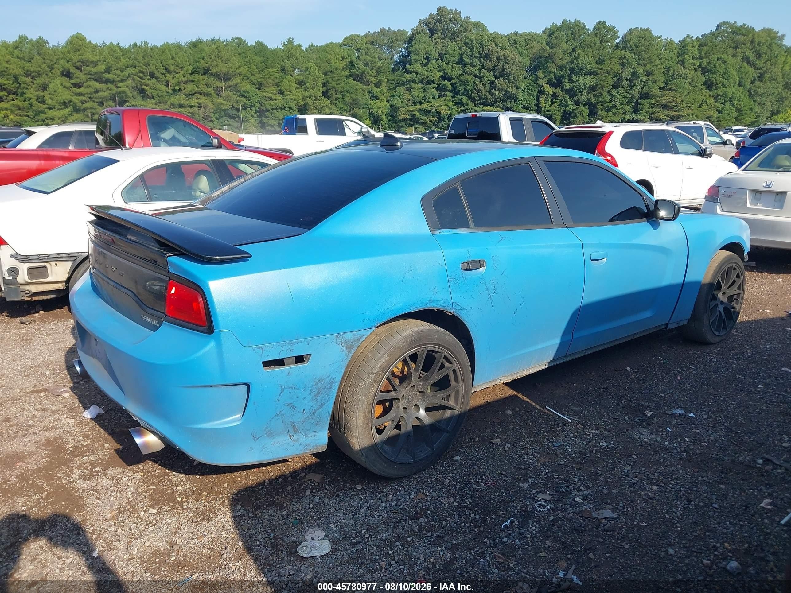 2014 Dodge Charger R/t Plus Blue vin: 2C3CDXDT4EH103041