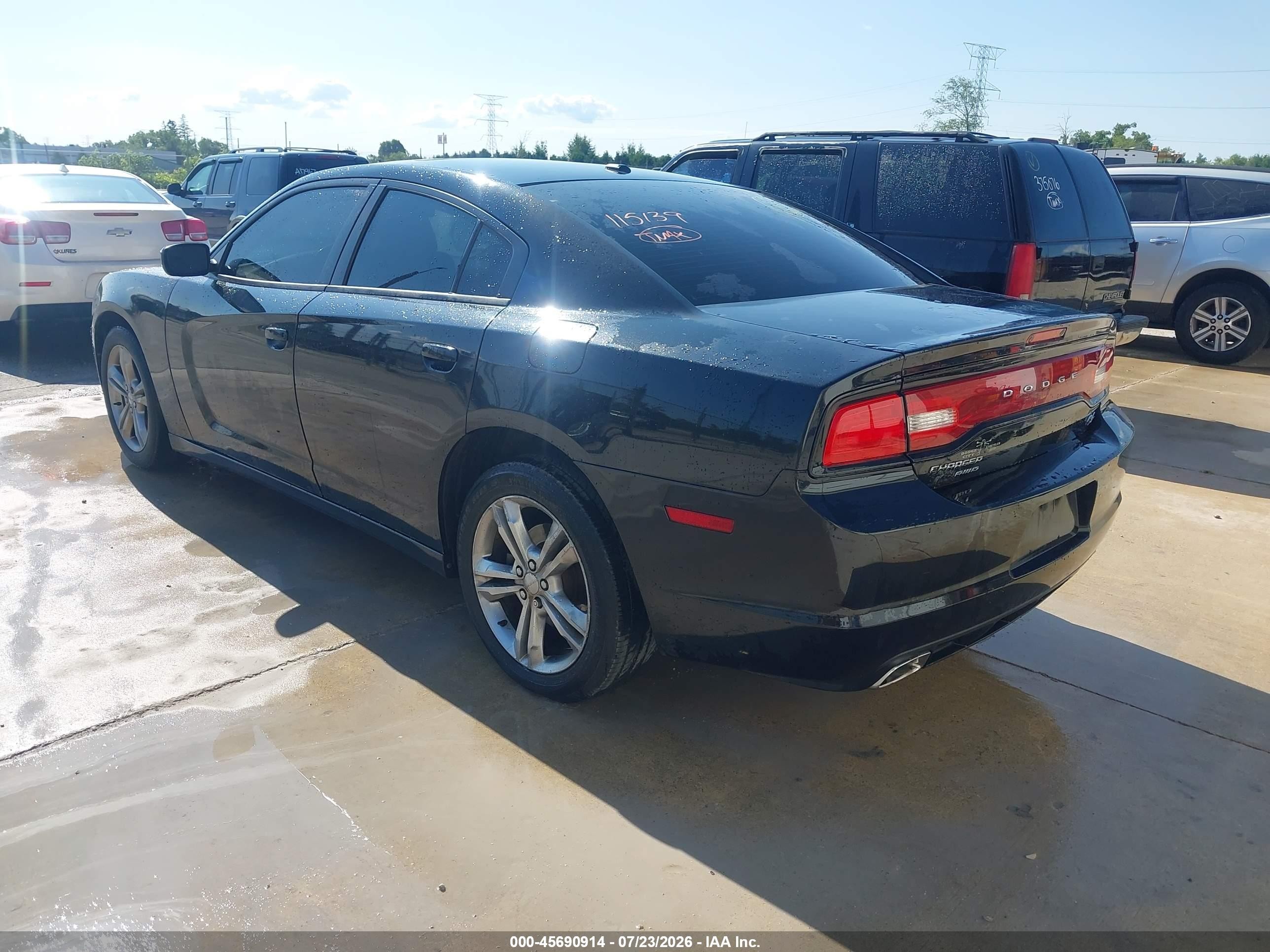 2014 Dodge Charger R/t Plus Черный vin: 2C3CDXDT4EH115139
