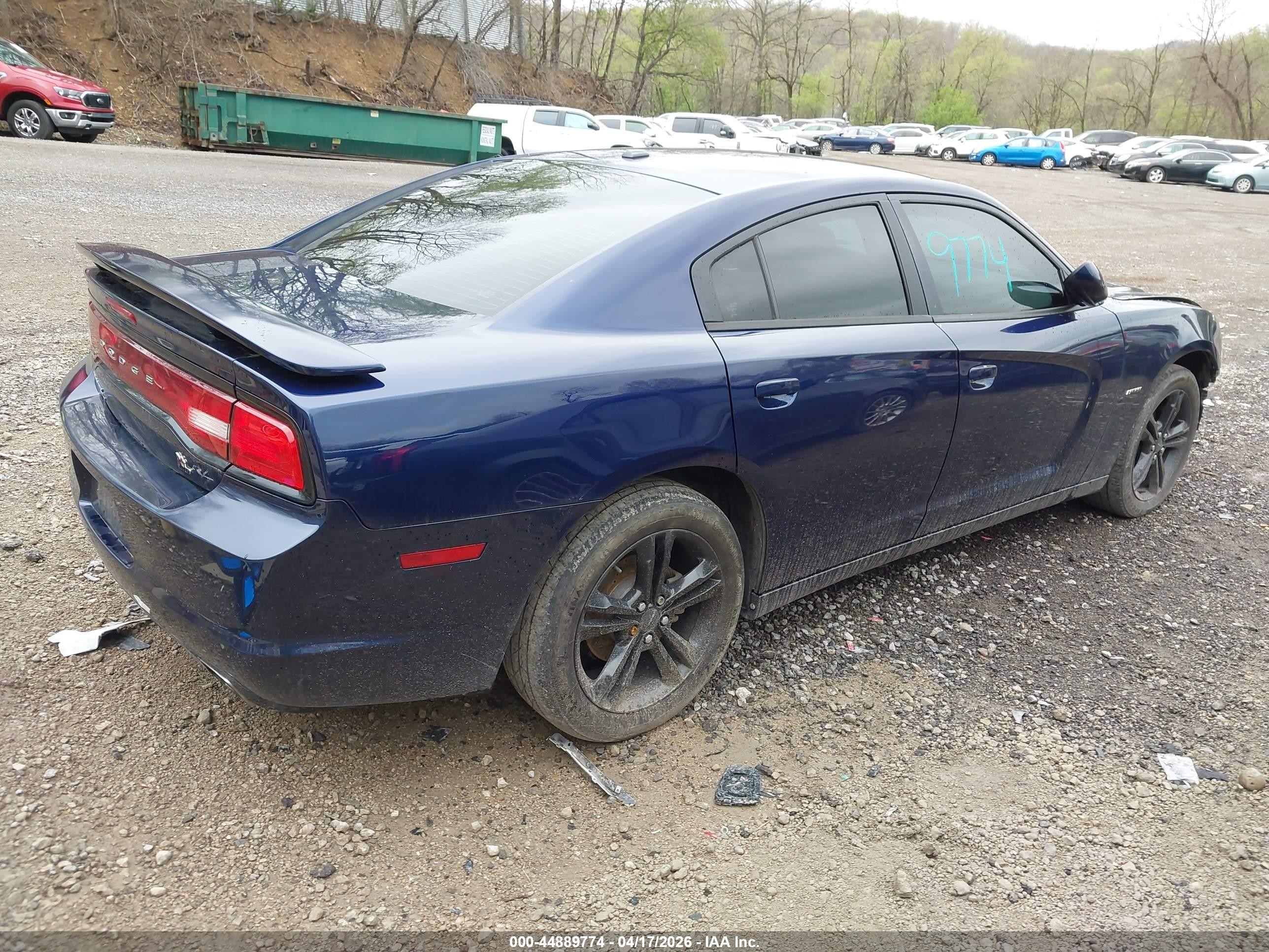 2014 Dodge Charger R/t Plus Navy vin: 2C3CDXDT4EH364895