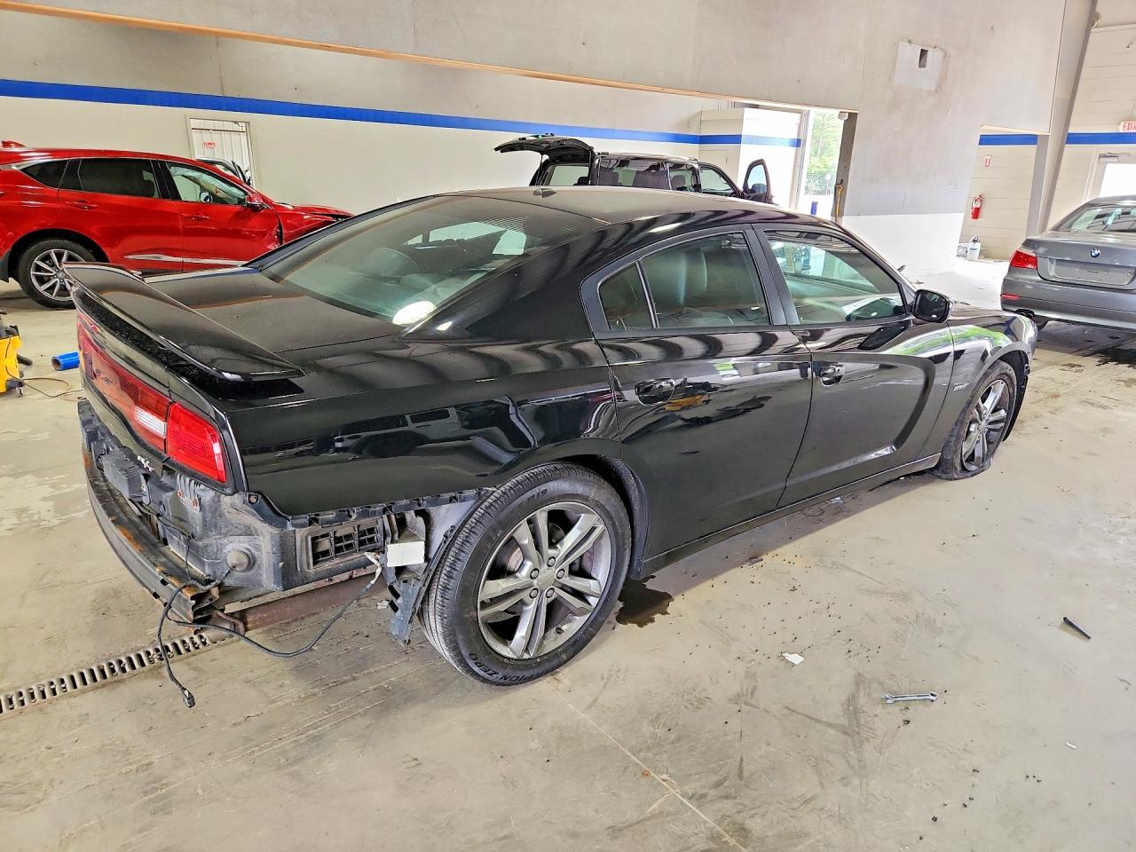 2014 Dodge Charger R Black vin: 2C3CDXDT5EH115005