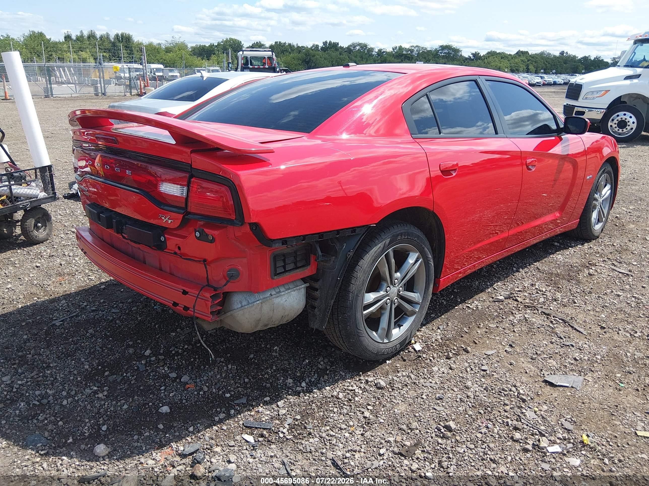 2014 Dodge Charger R/t Red vin: 2C3CDXDT5EH248783
