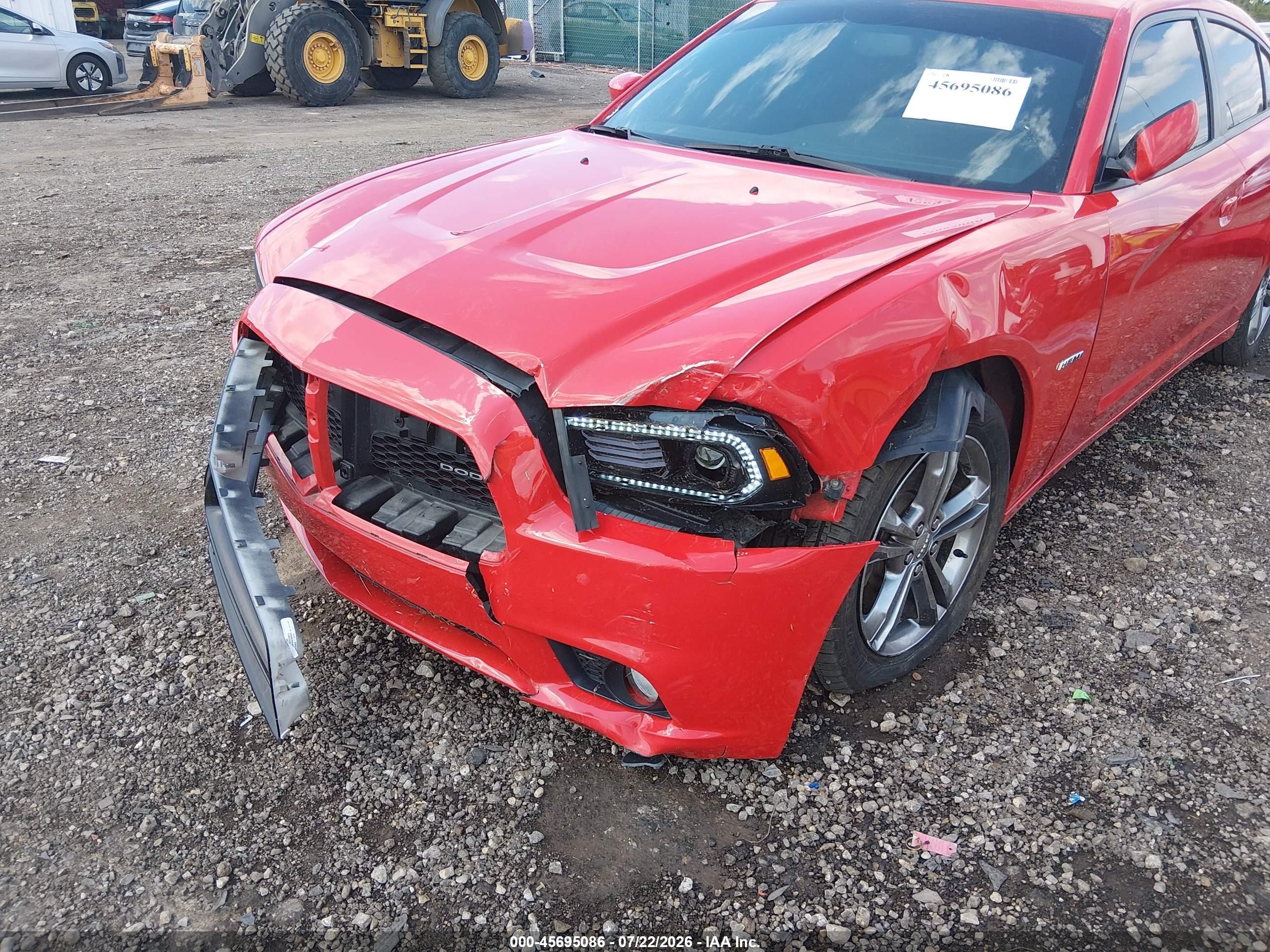 2014 Dodge Charger R/t Red vin: 2C3CDXDT5EH248783