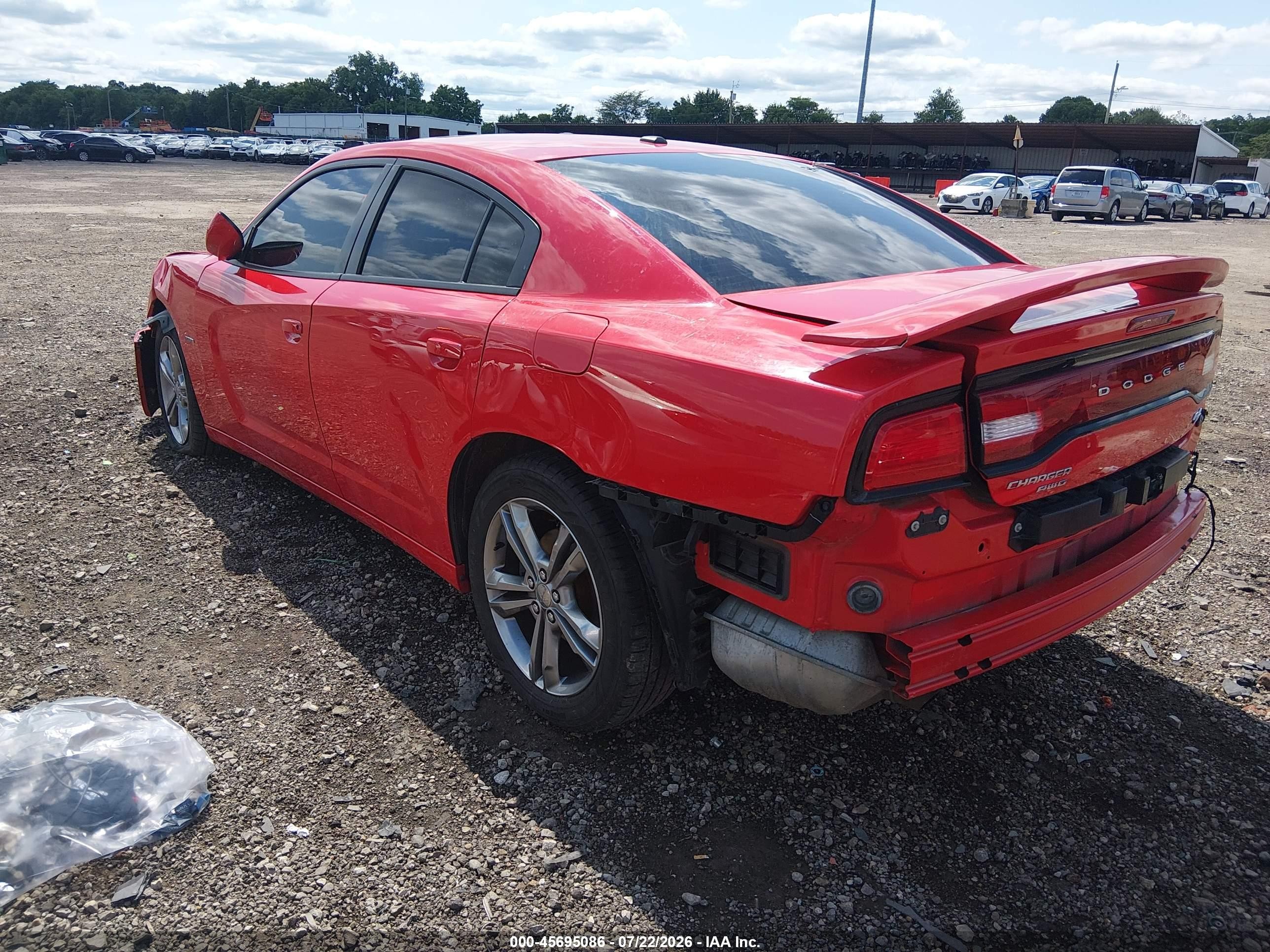 2014 Dodge Charger R/t Red vin: 2C3CDXDT5EH248783