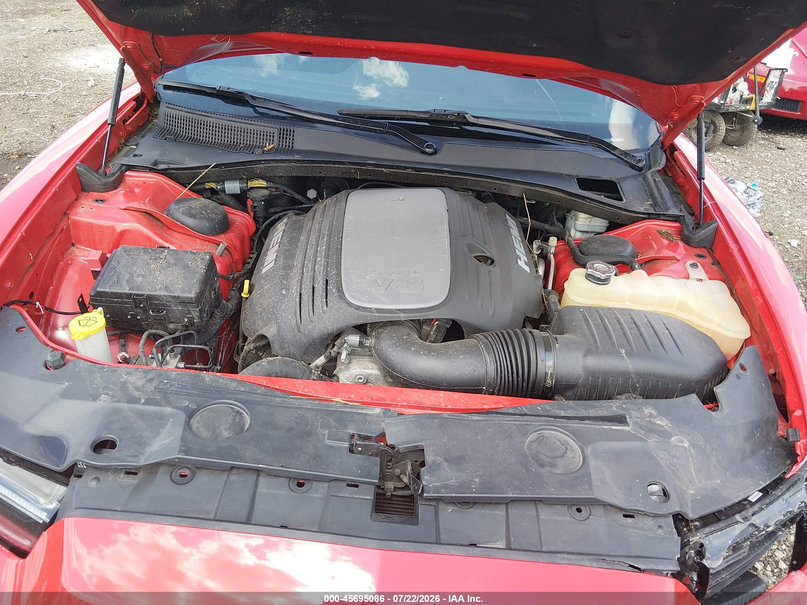 2014 Dodge Charger R/t Red vin: 2C3CDXDT5EH248783