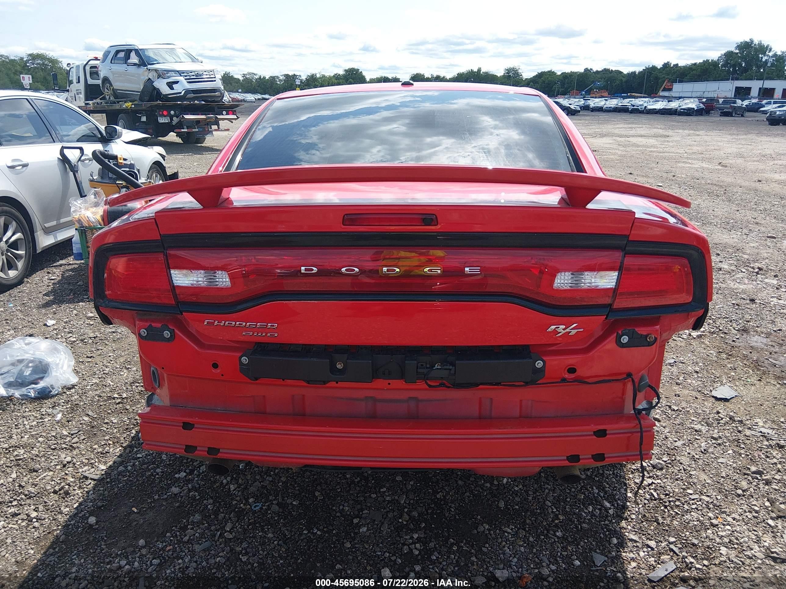 2014 Dodge Charger R/t Red vin: 2C3CDXDT5EH248783