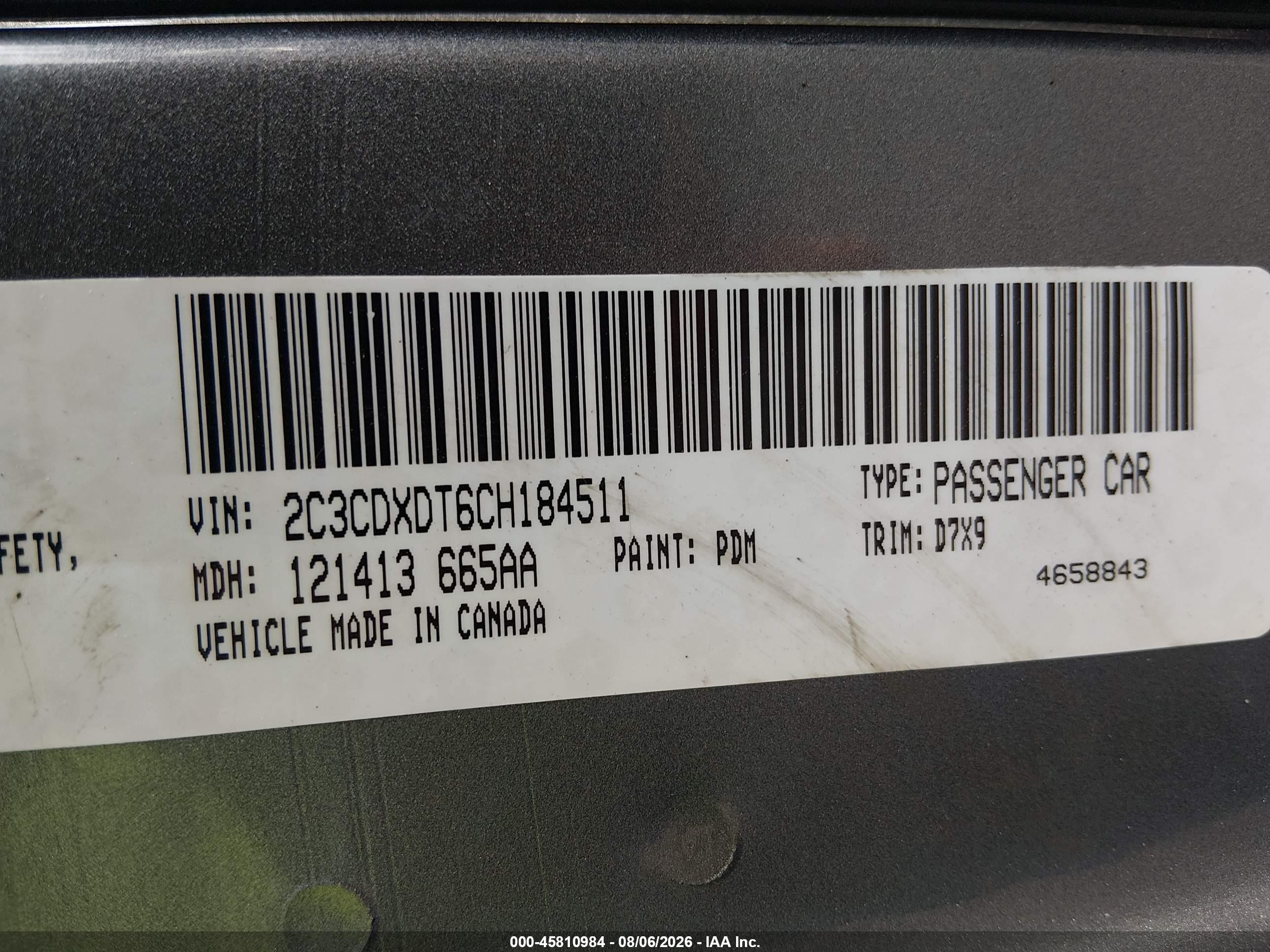 2012 Dodge Charger R/t Gray vin: 2C3CDXDT6CH184511