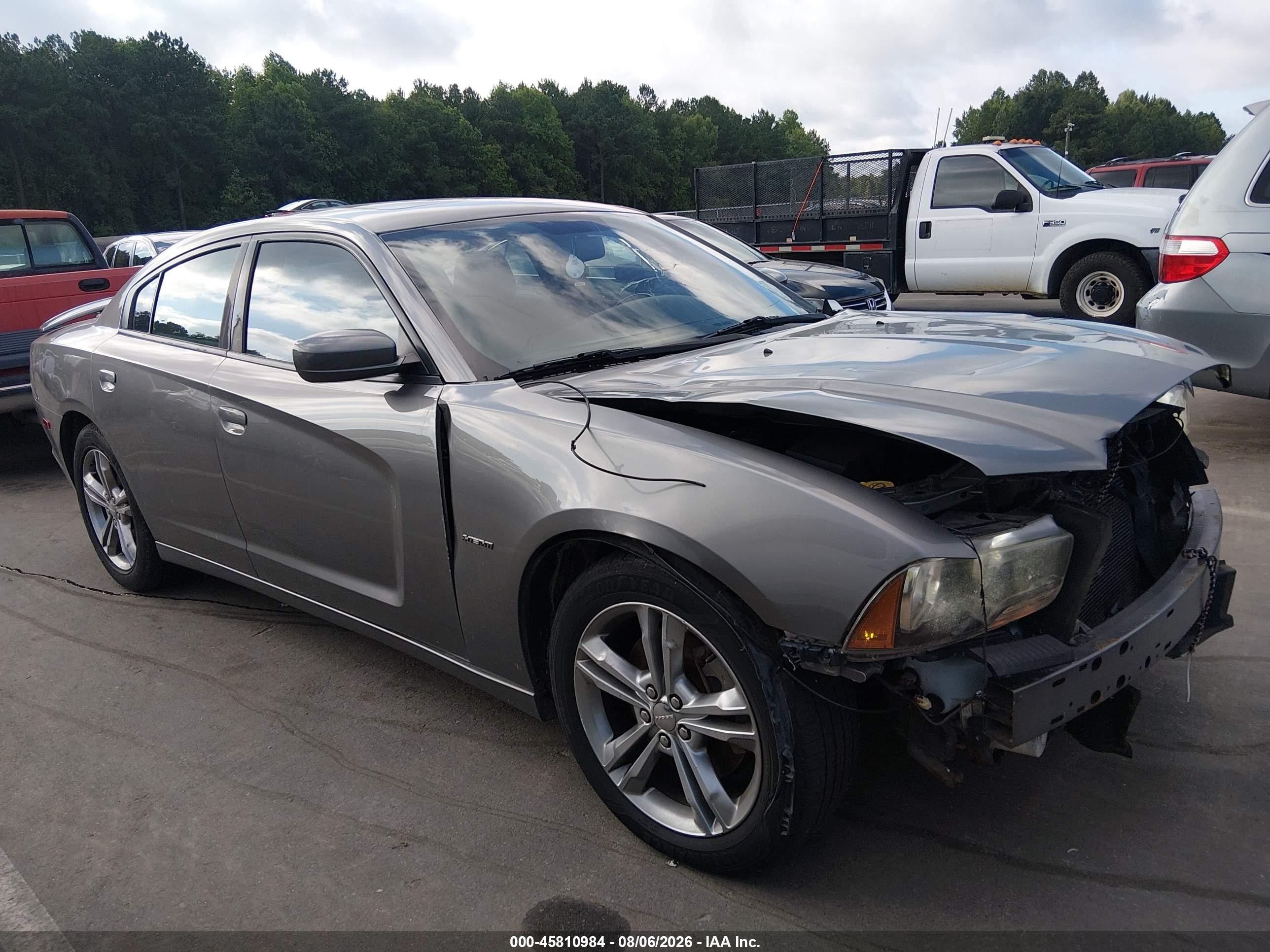 2012 Dodge Charger R/t Gray vin: 2C3CDXDT6CH184511