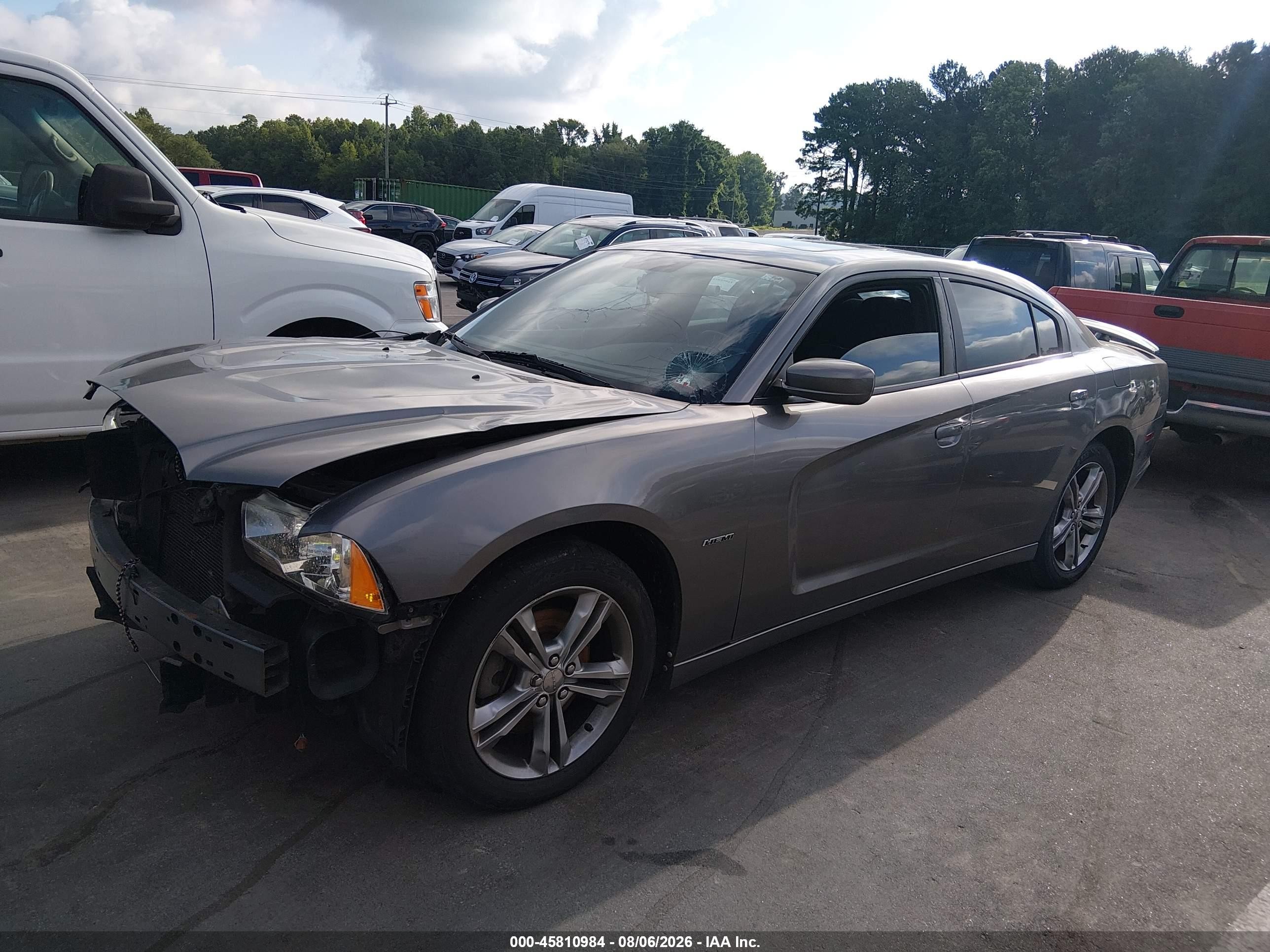 2012 Dodge Charger R/t Gray vin: 2C3CDXDT6CH184511