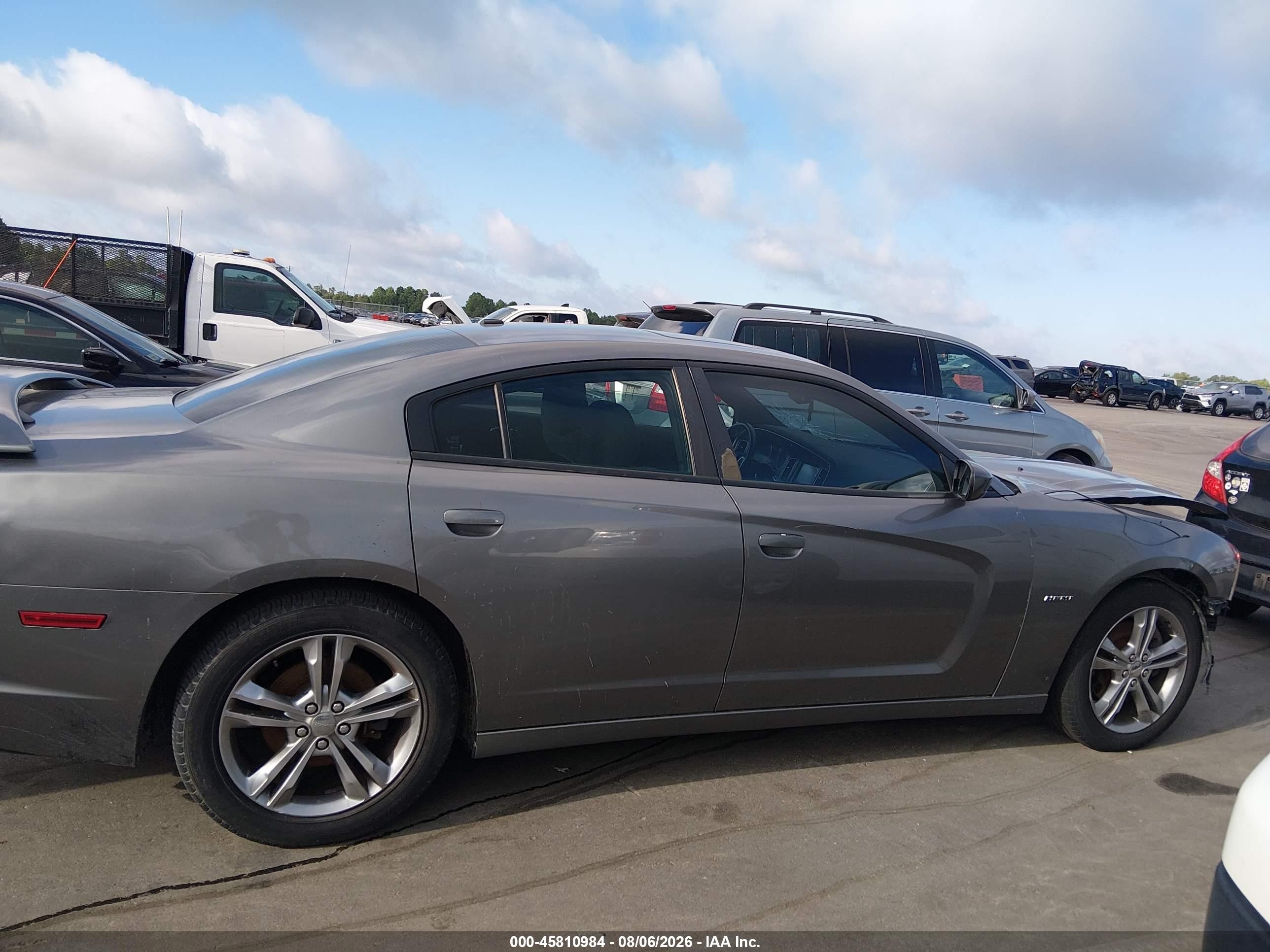 2012 Dodge Charger R/t Gray vin: 2C3CDXDT6CH184511