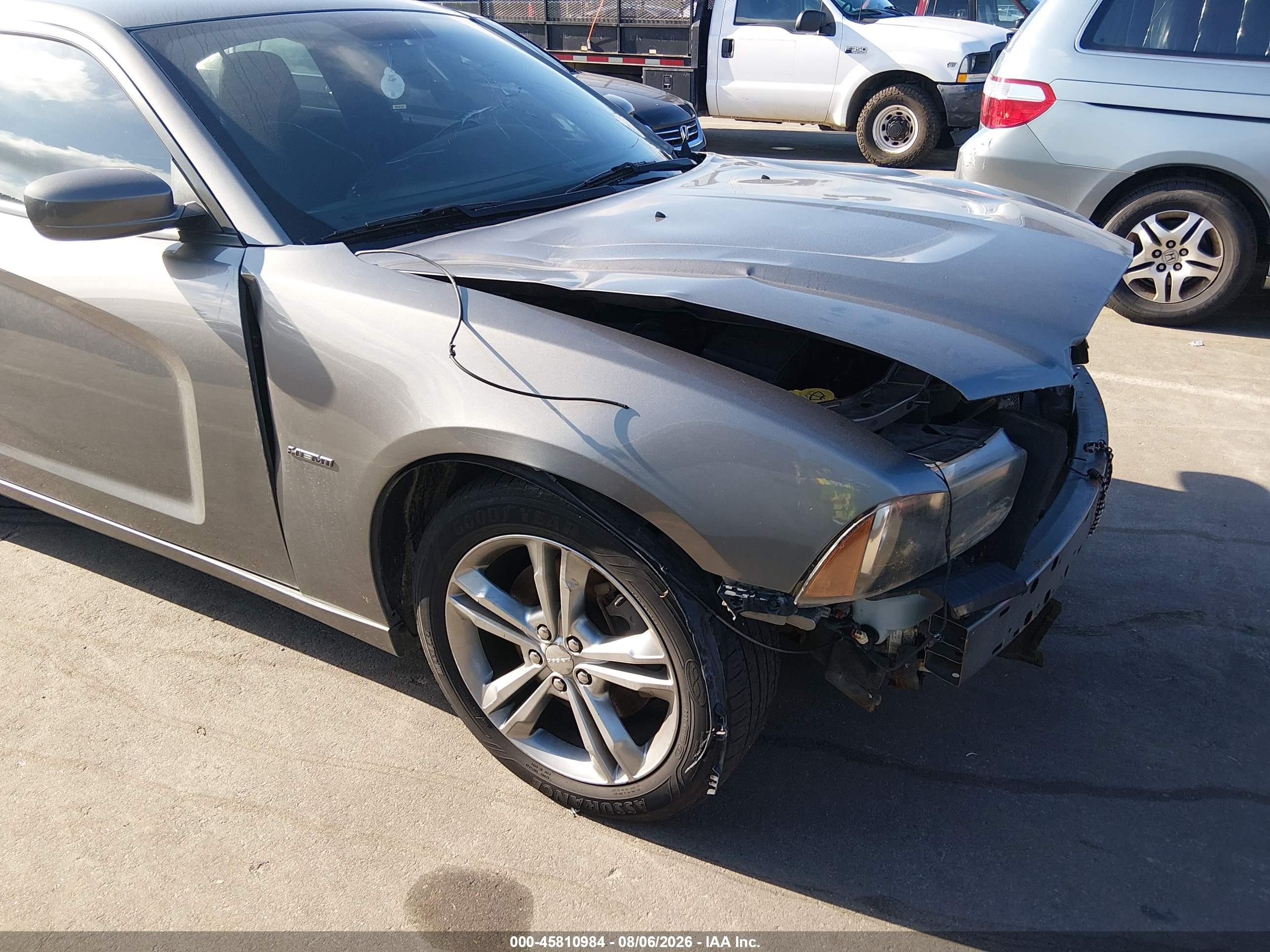 2012 Dodge Charger R/t Gray vin: 2C3CDXDT6CH184511