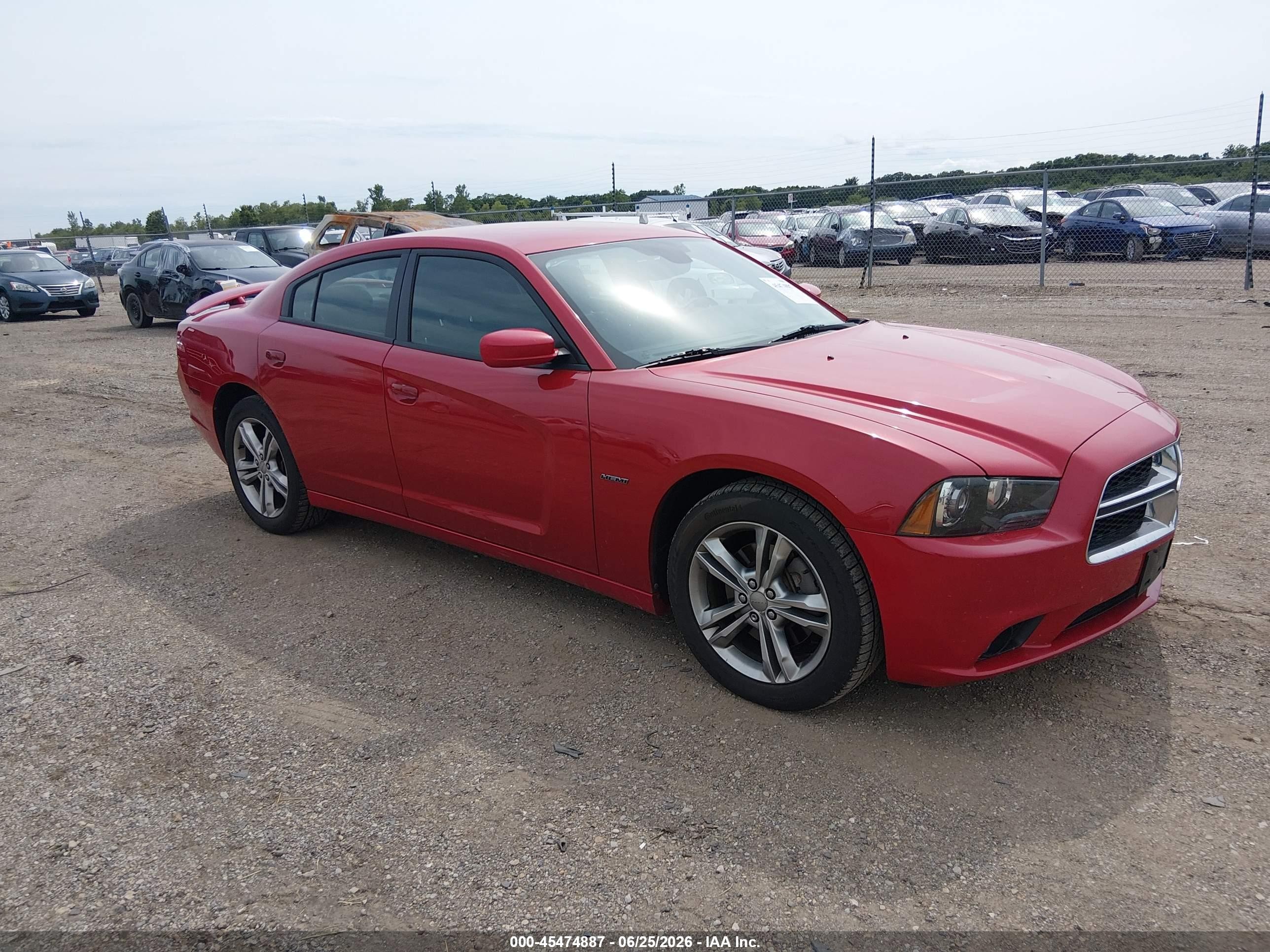2012 Dodge Charger R/t Red vin: 2C3CDXDT6CH235988