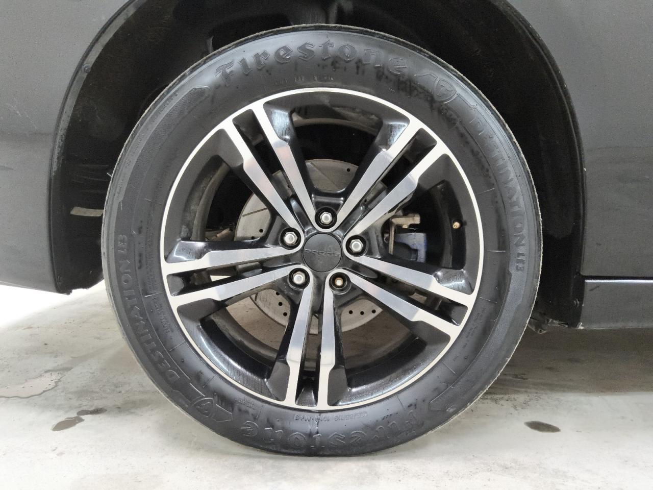 2013 Dodge Charger R/t Black vin: 2C3CDXDT6DH610604 Damage: Left Rear Tire, Worn, Replacement Required