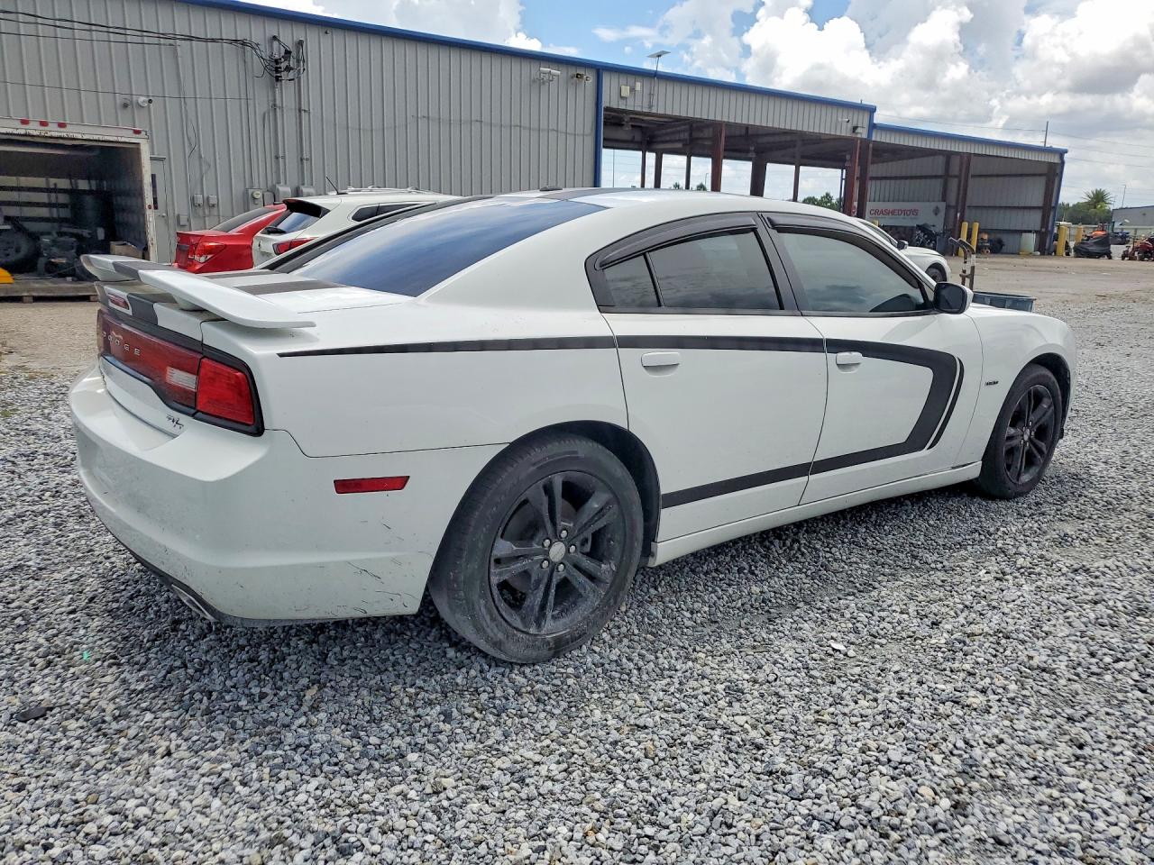 2014 Dodge Charger R/t White vin: 2C3CDXDT7EH122991
