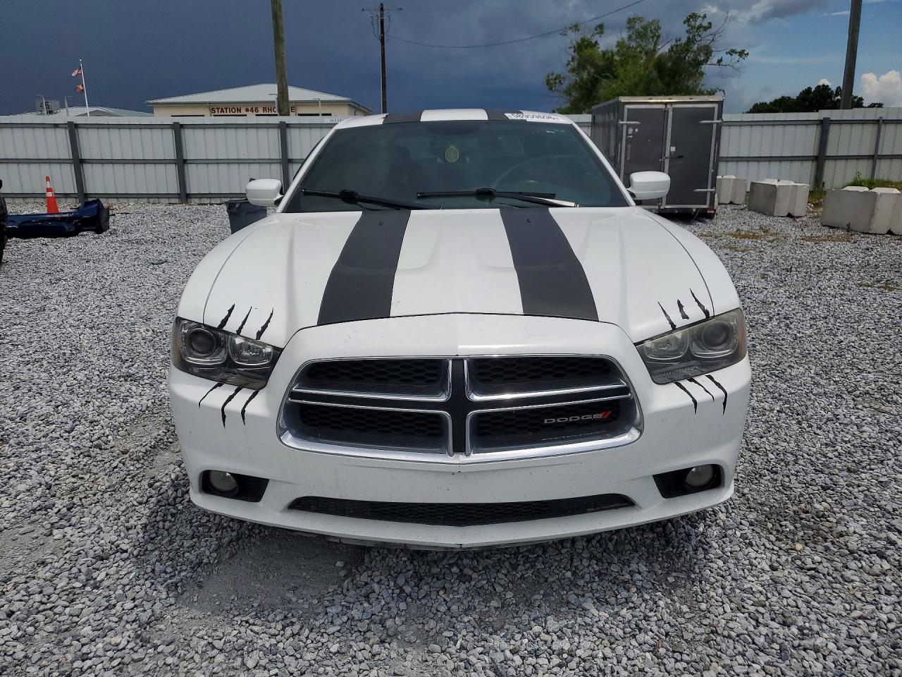 2014 Dodge Charger R/t White vin: 2C3CDXDT7EH122991