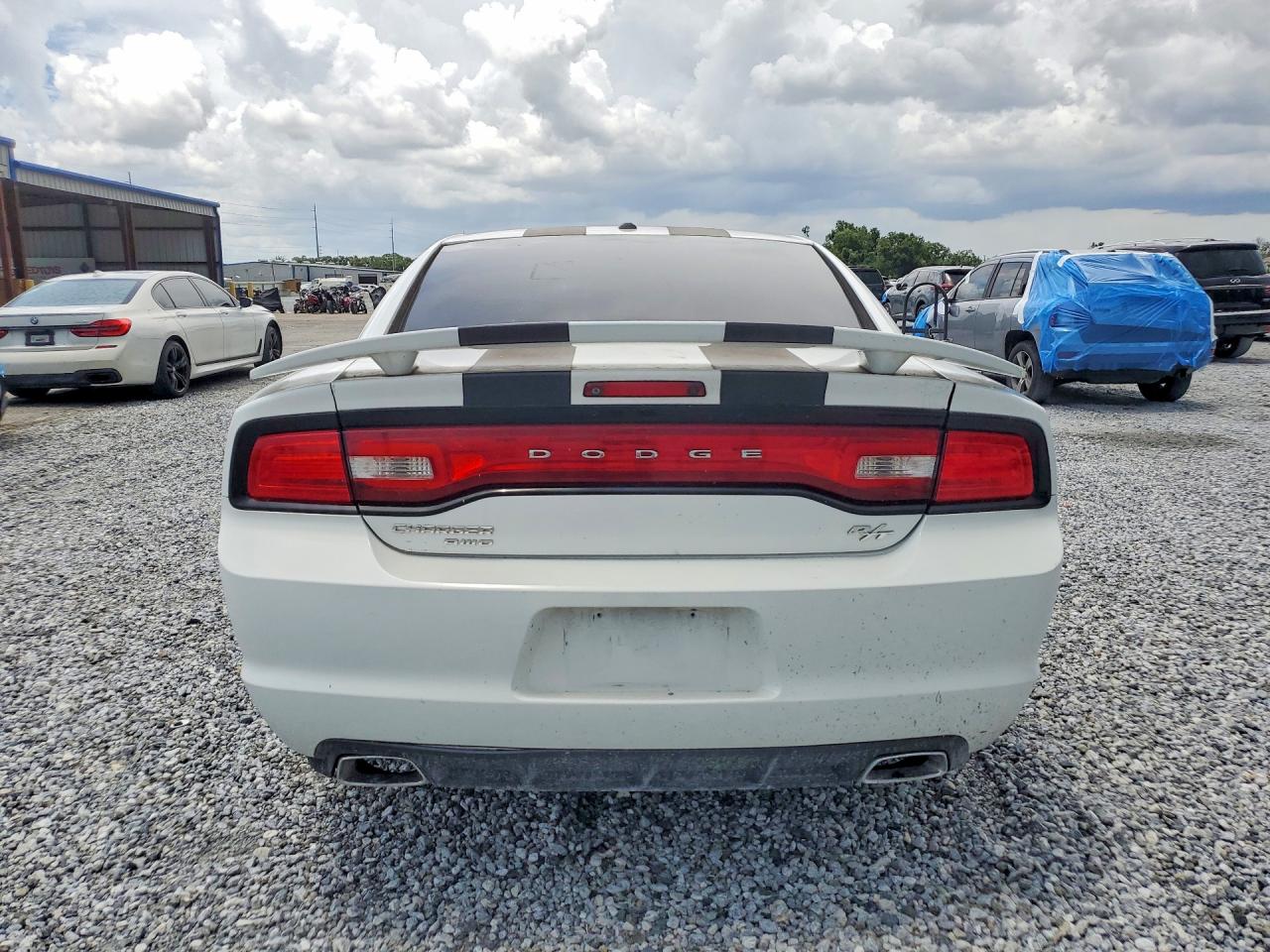 2014 Dodge Charger R/t White vin: 2C3CDXDT7EH122991