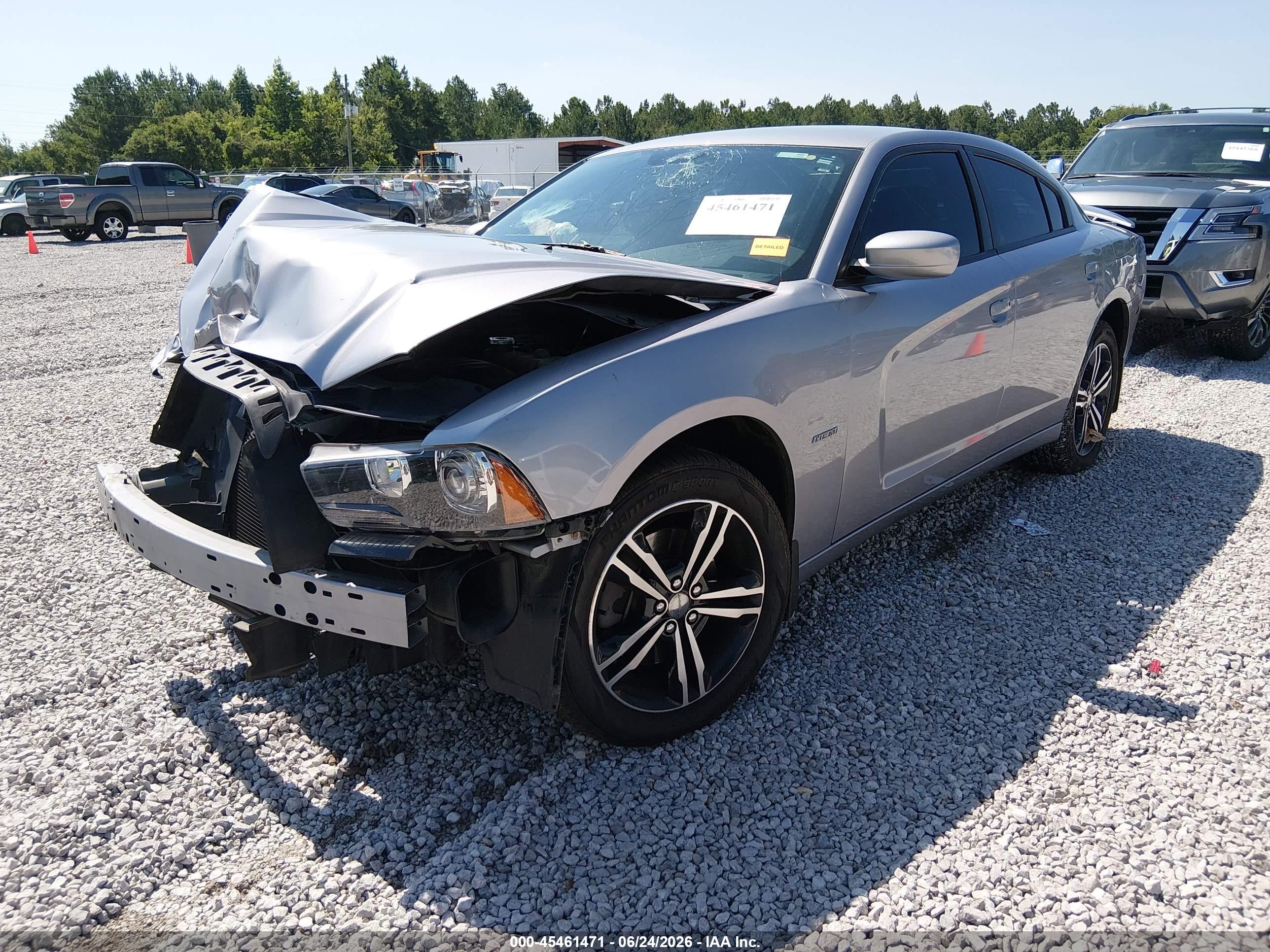2014 Dodge Charger R/t Silver vin: 2C3CDXDT7EH199697