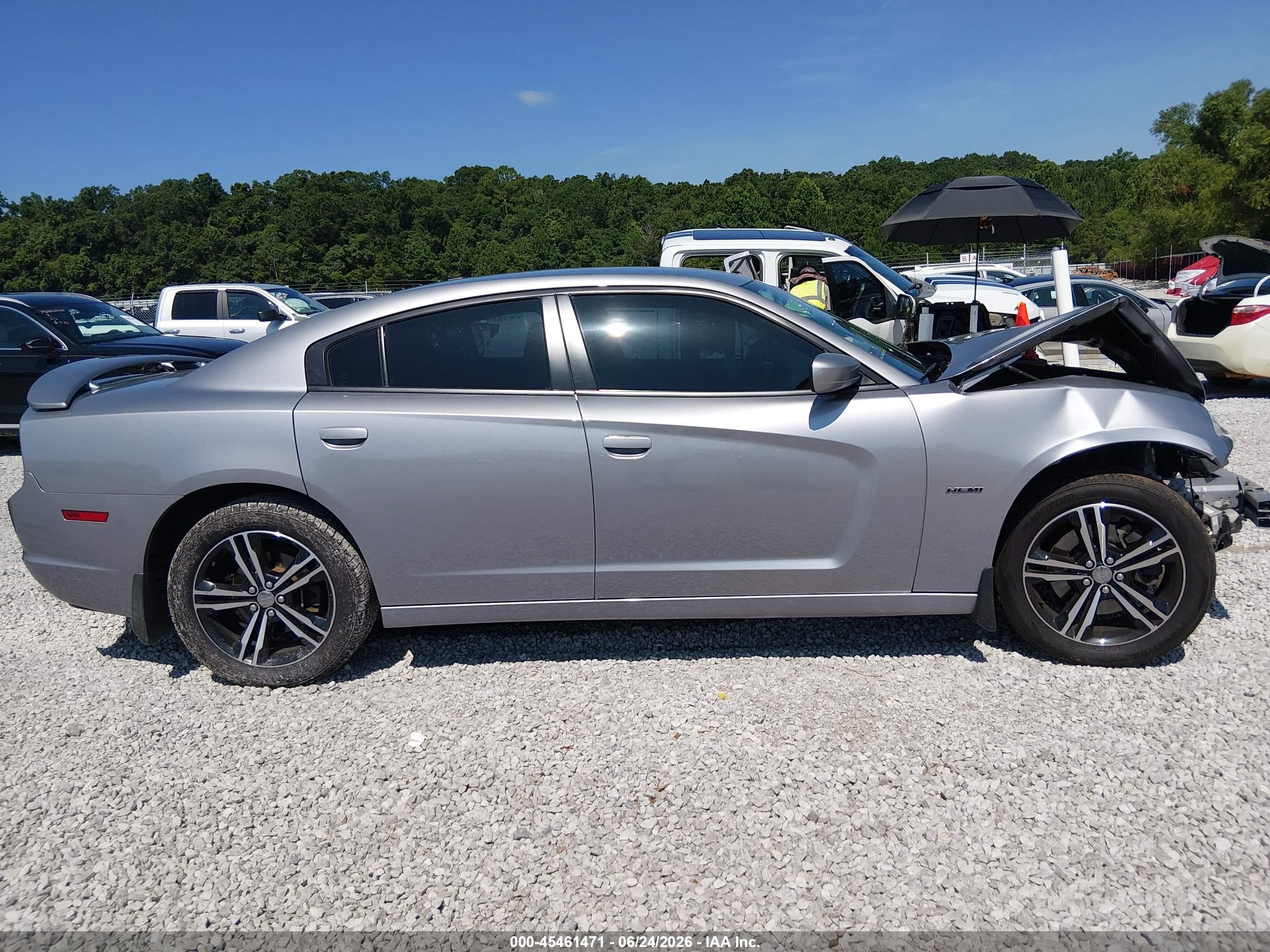 2014 Dodge Charger R/t Silver vin: 2C3CDXDT7EH199697
