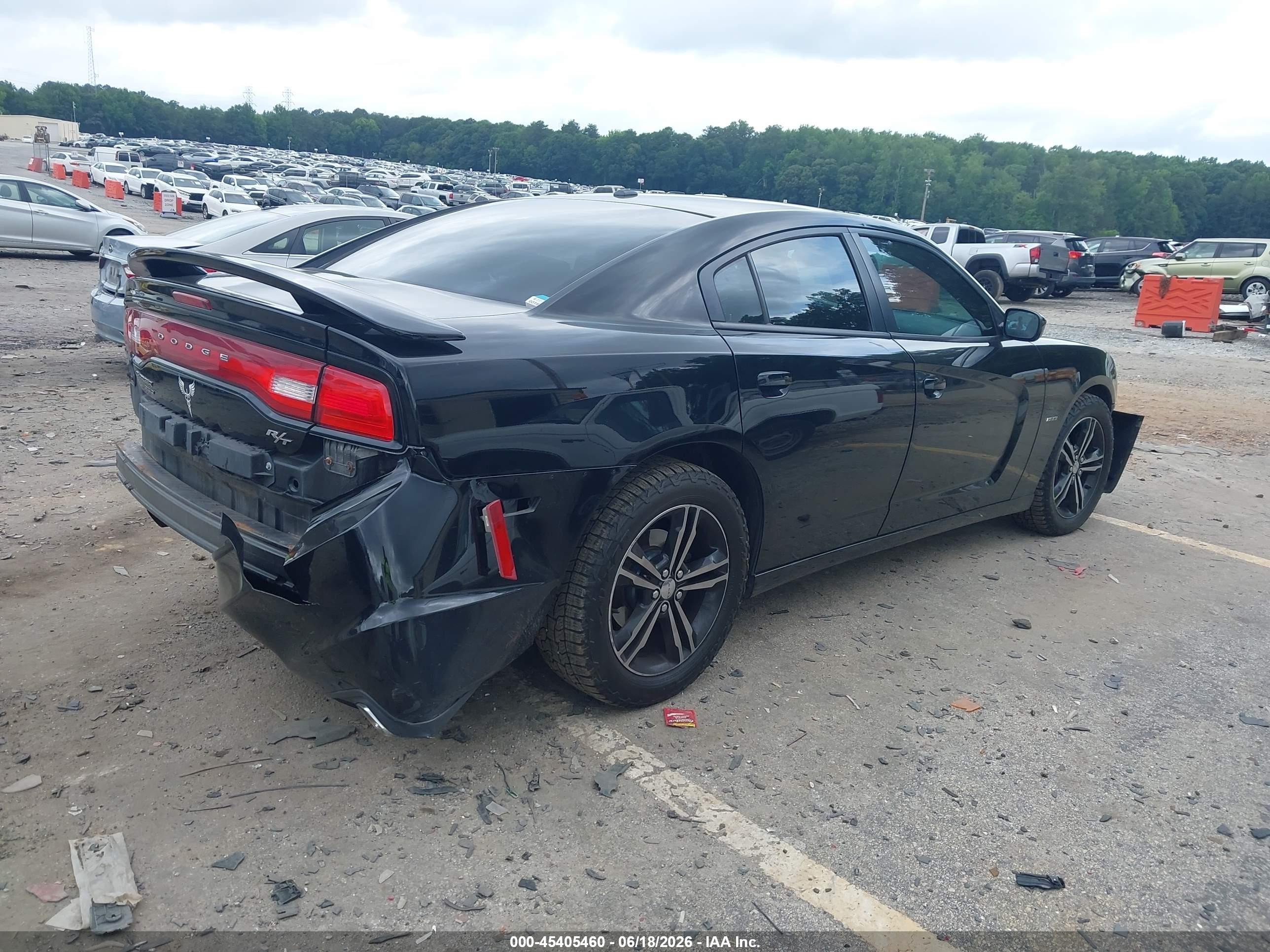 2014 Dodge Charger R/t Black vin: 2C3CDXDT7EH224176