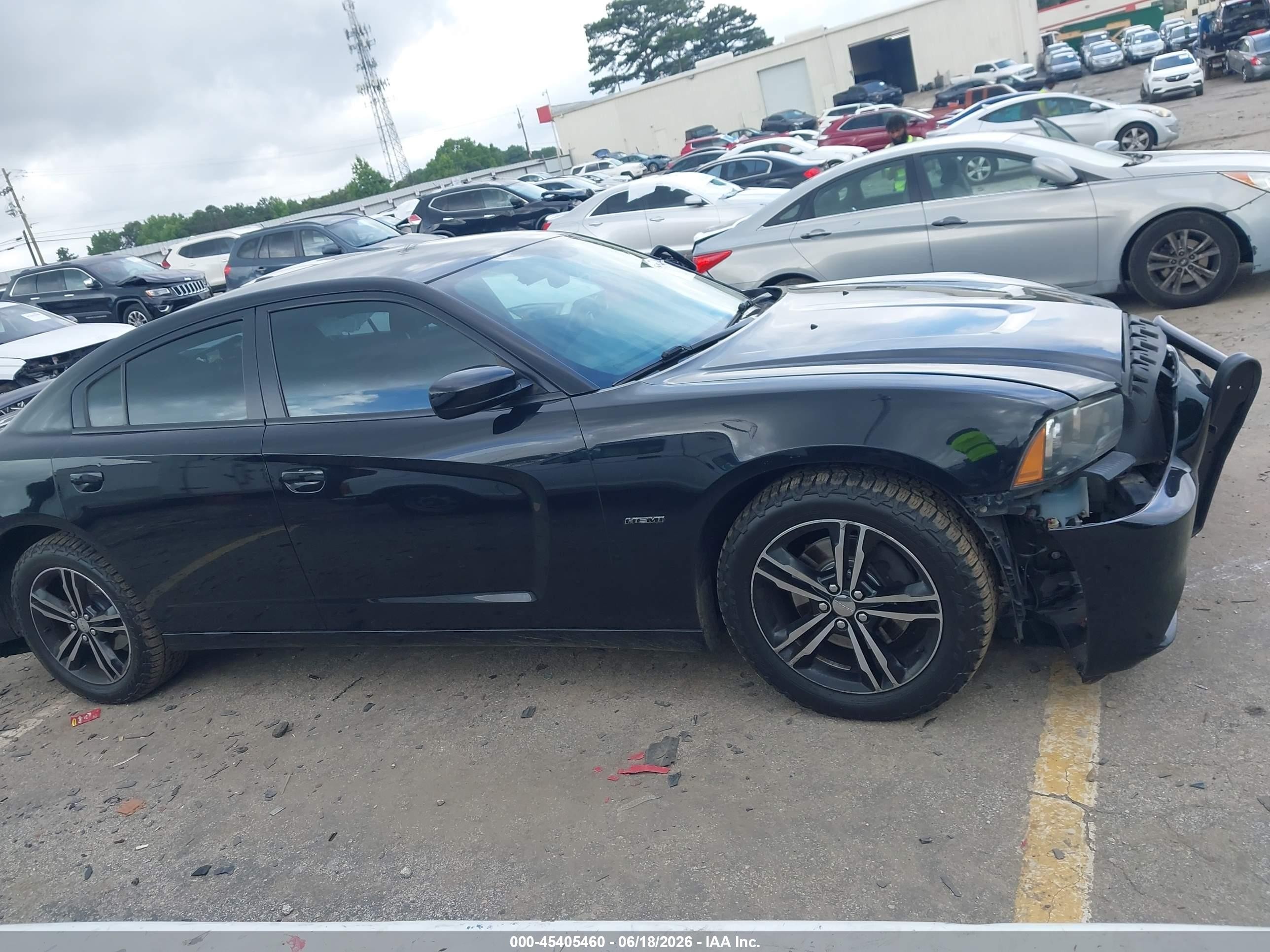 2014 Dodge Charger R/t Black vin: 2C3CDXDT7EH224176