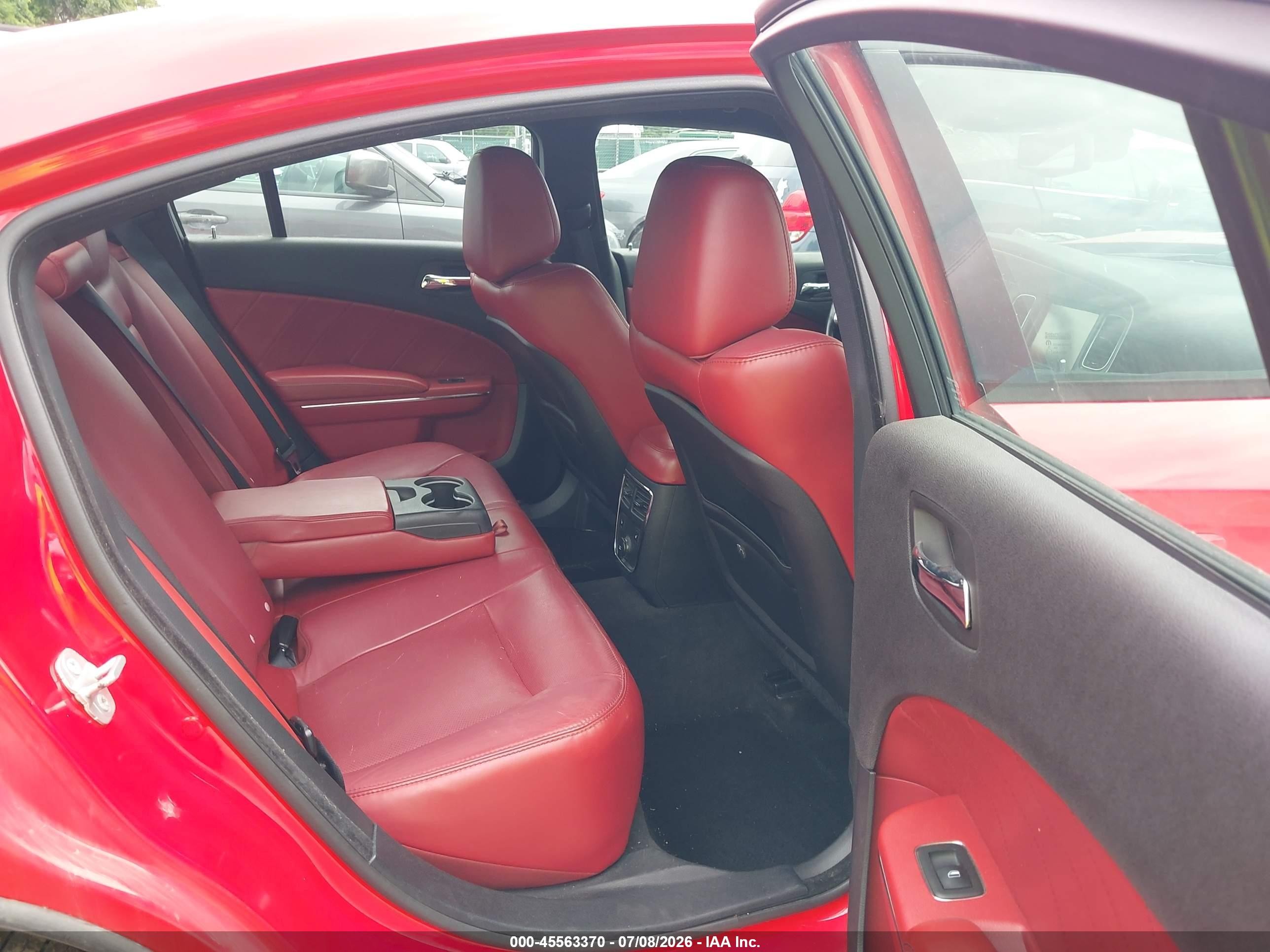 2014 Dodge Charger R/t Plus Red vin: 2C3CDXDT7EH320292