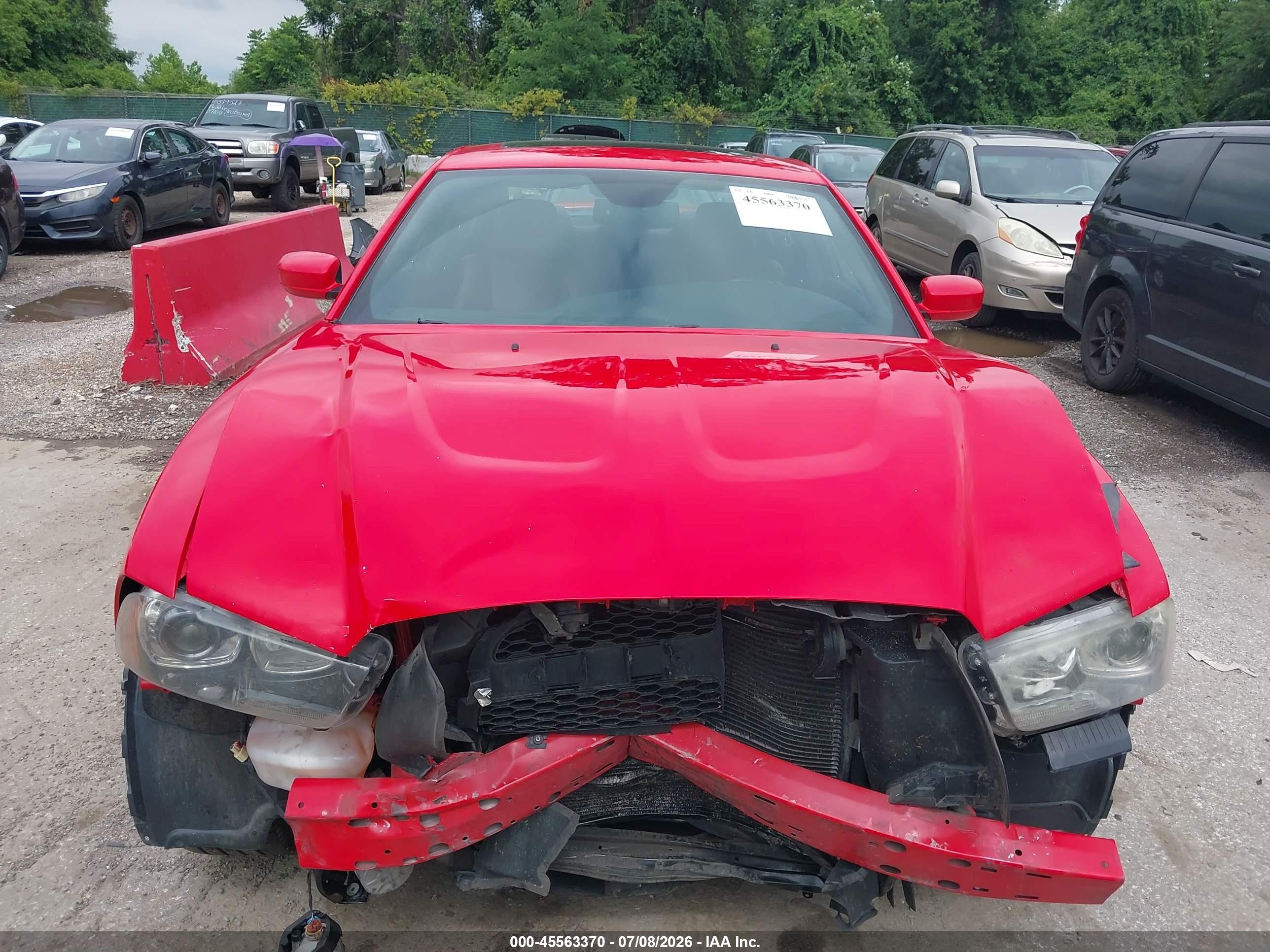 2014 Dodge Charger R/t Plus Red vin: 2C3CDXDT7EH320292