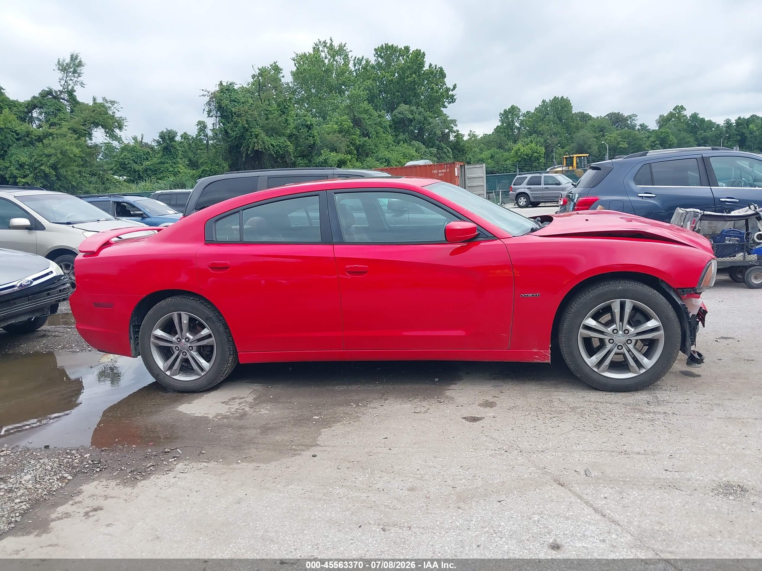 2014 Dodge Charger R/t Plus Red vin: 2C3CDXDT7EH320292