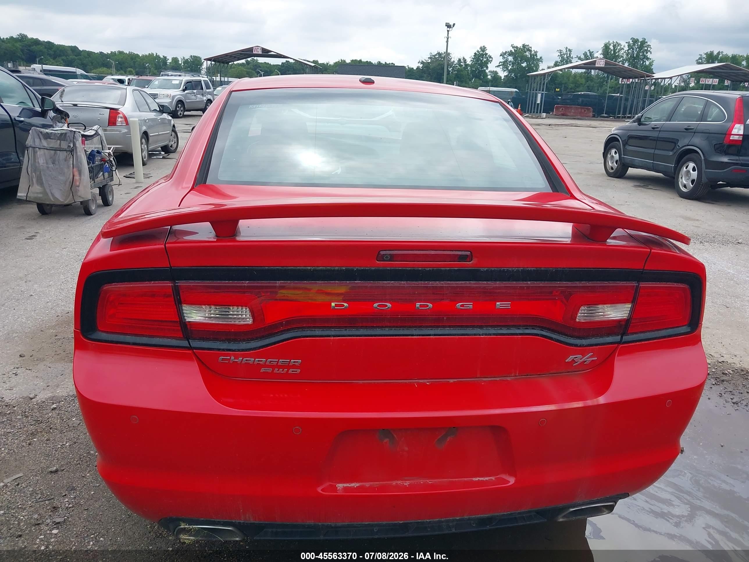 2014 Dodge Charger R/t Plus Red vin: 2C3CDXDT7EH320292