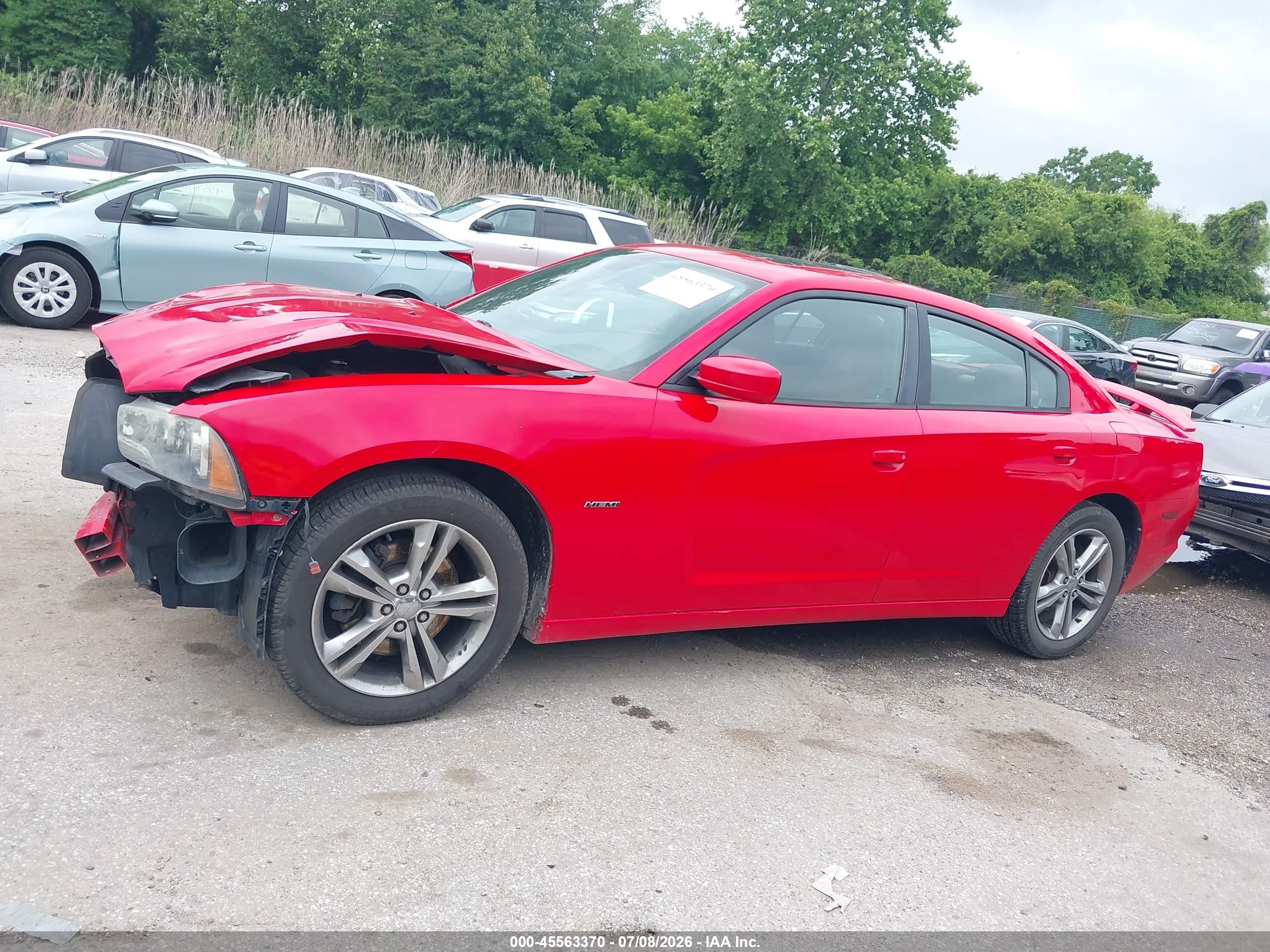 2014 Dodge Charger R/t Plus Red vin: 2C3CDXDT7EH320292