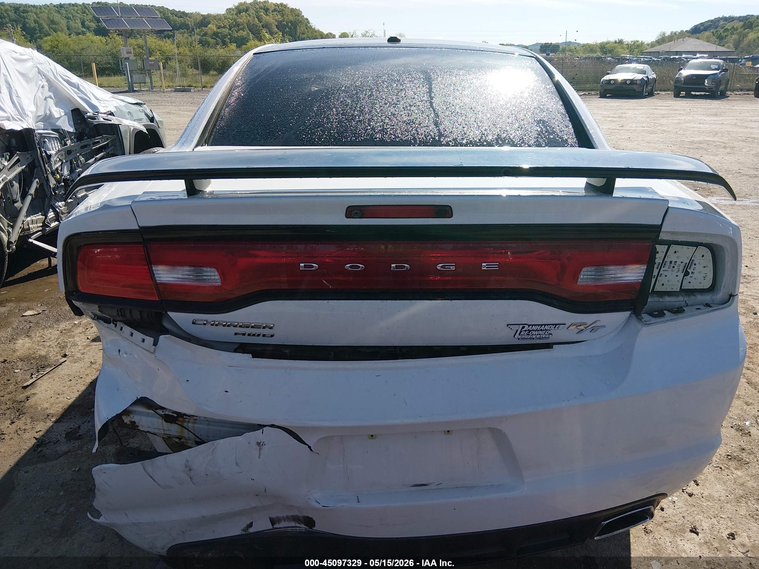 2014 Dodge Charger R/t White vin: 2C3CDXDT7EH371811