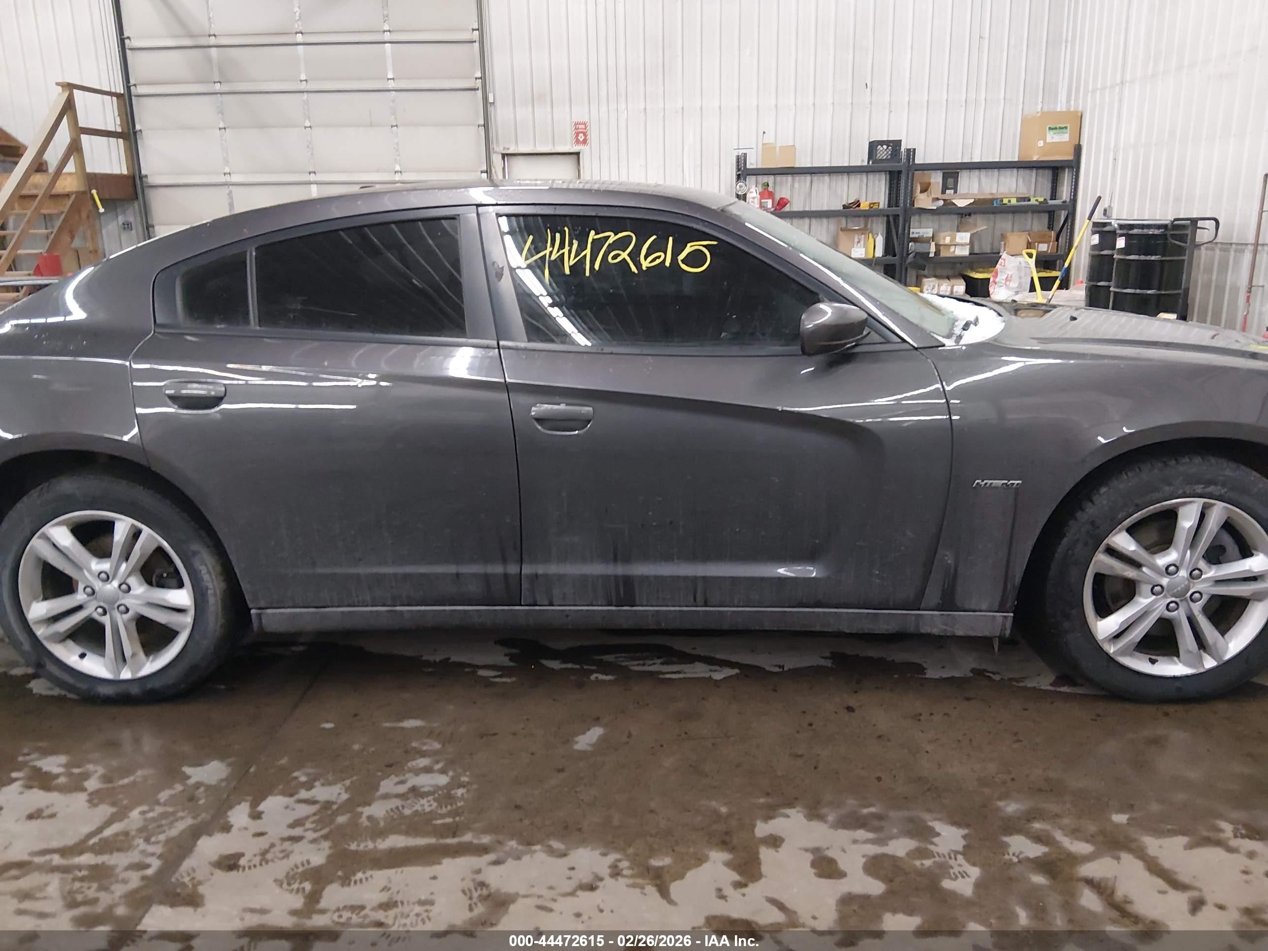 2013 Dodge Charger R/t Gray vin: 2C3CDXDT8DH586984