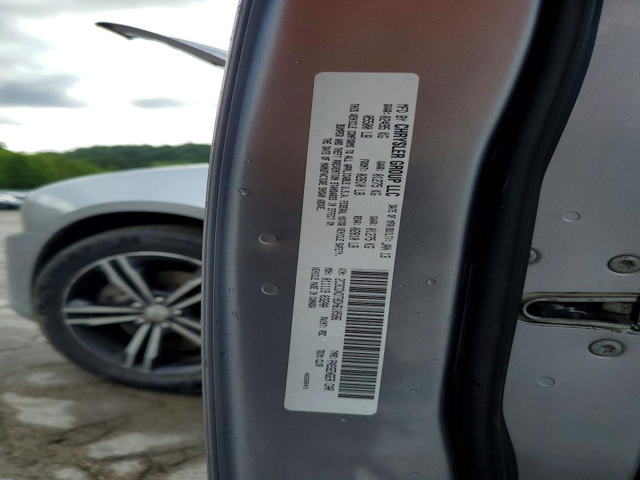 2013 Dodge Charger R Silver vin: 2C3CDXDT8DH610586