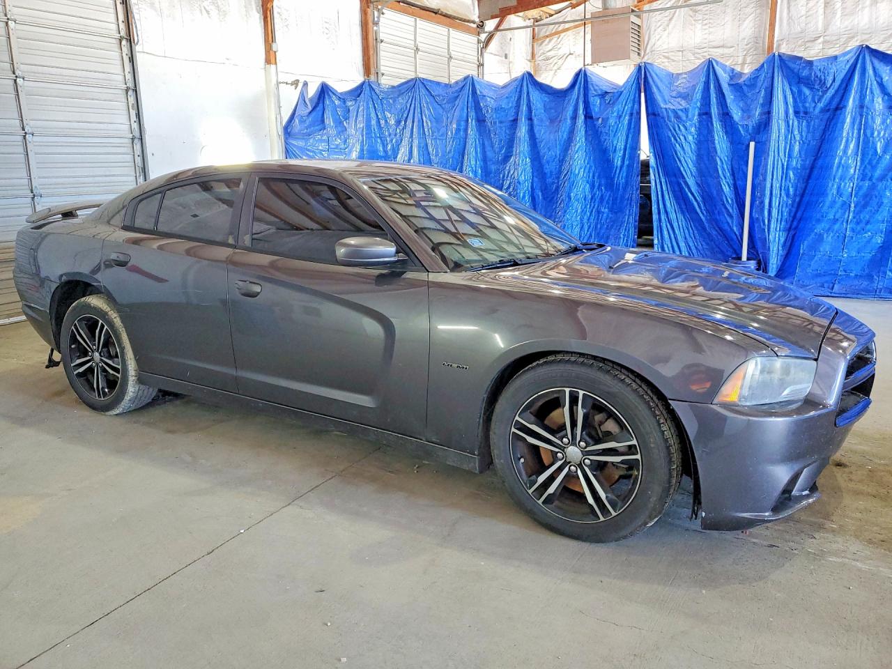 2013 Dodge Charger R Gray vin: 2C3CDXDT8DH643796