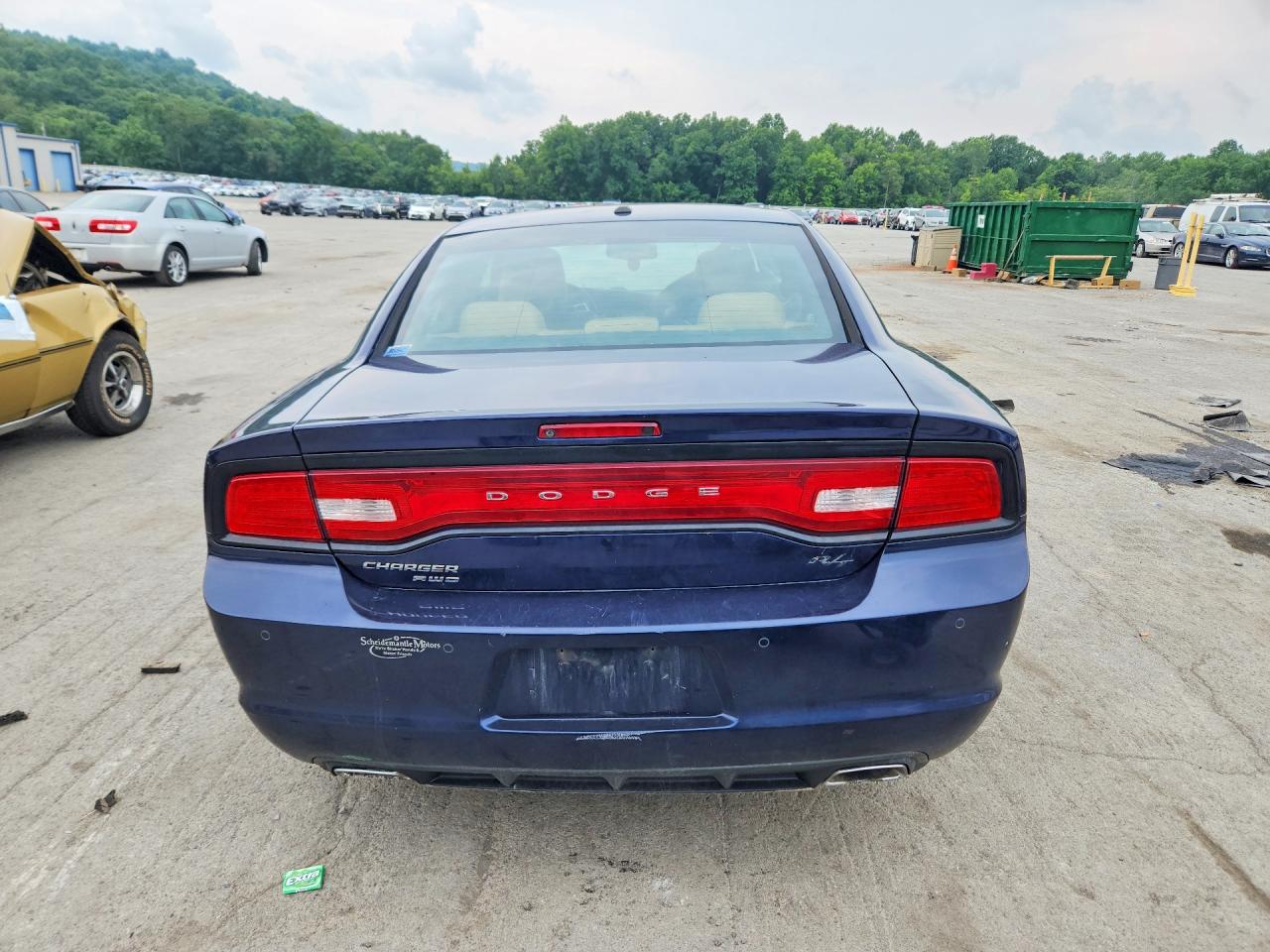 2014 Dodge Charger R/t Blue vin: 2C3CDXDT8EH184240