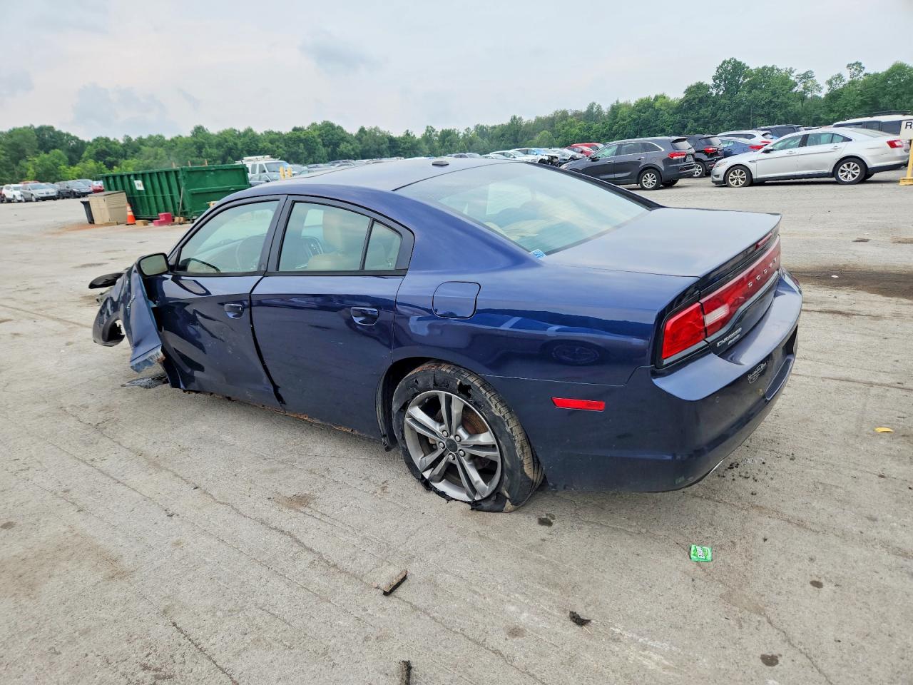 2014 Dodge Charger R/t Blue vin: 2C3CDXDT8EH184240