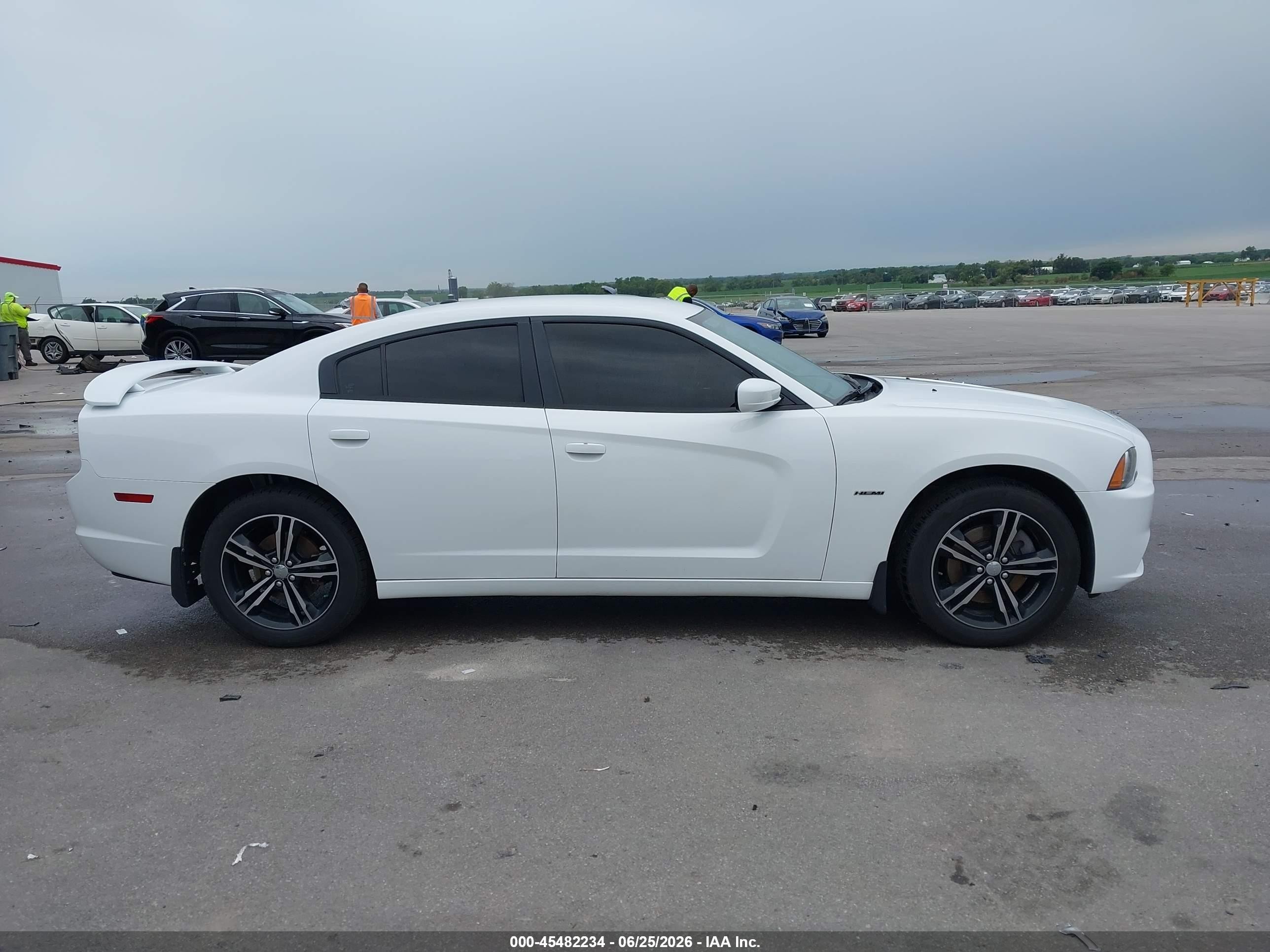 2014 Dodge Charger R/t White vin: 2C3CDXDT8EH244632