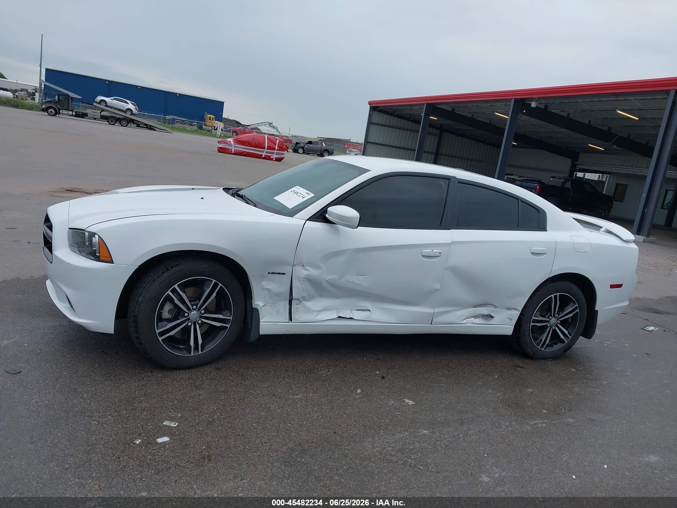 2014 Dodge Charger R/t White vin: 2C3CDXDT8EH244632