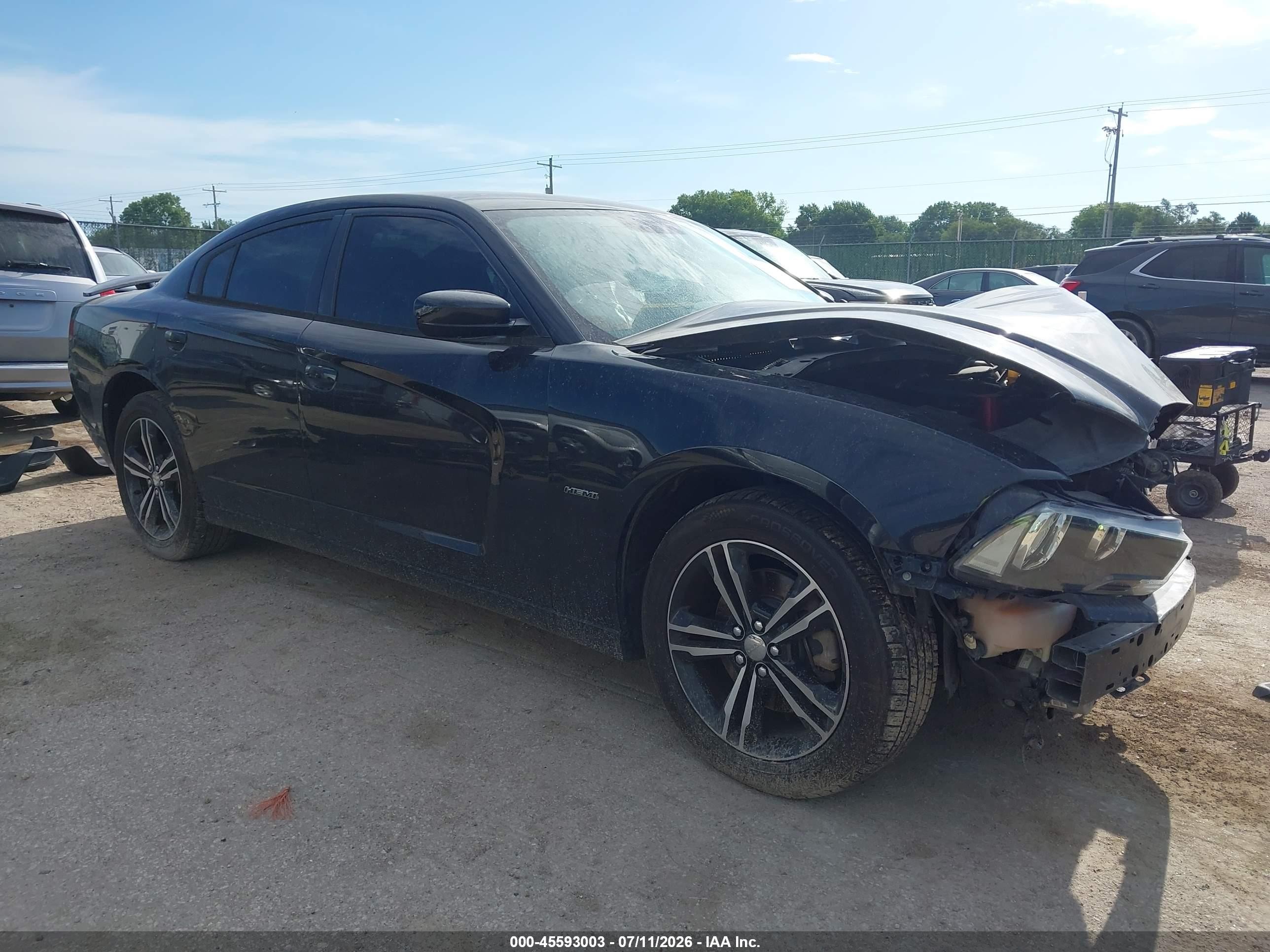 2014 Dodge Charger R/t Черный vin: 2C3CDXDT8EH320155