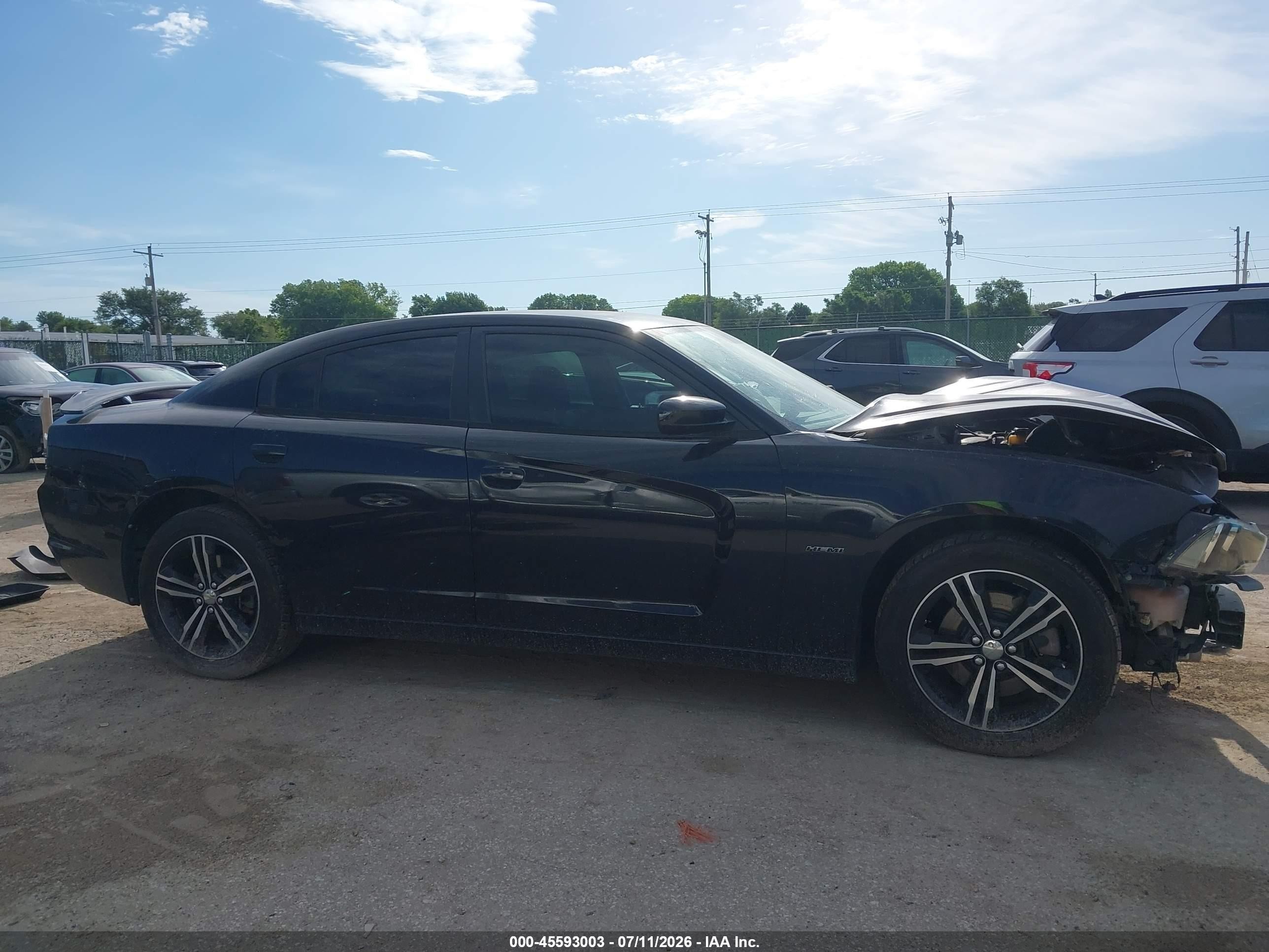 2014 Dodge Charger R/t Black vin: 2C3CDXDT8EH320155