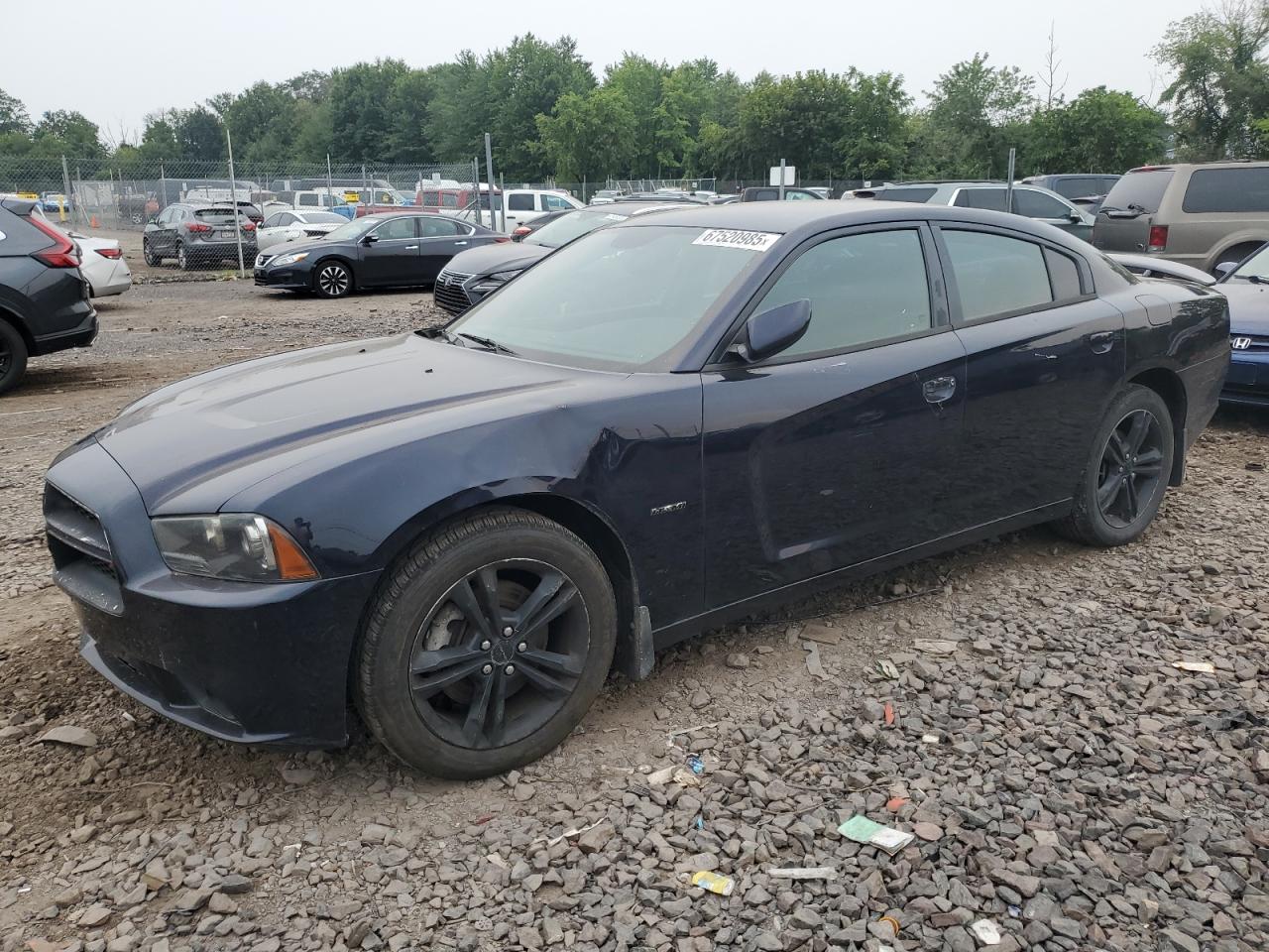 2012 Dodge Charger R/t Blue vin: 2C3CDXDT9CH241140