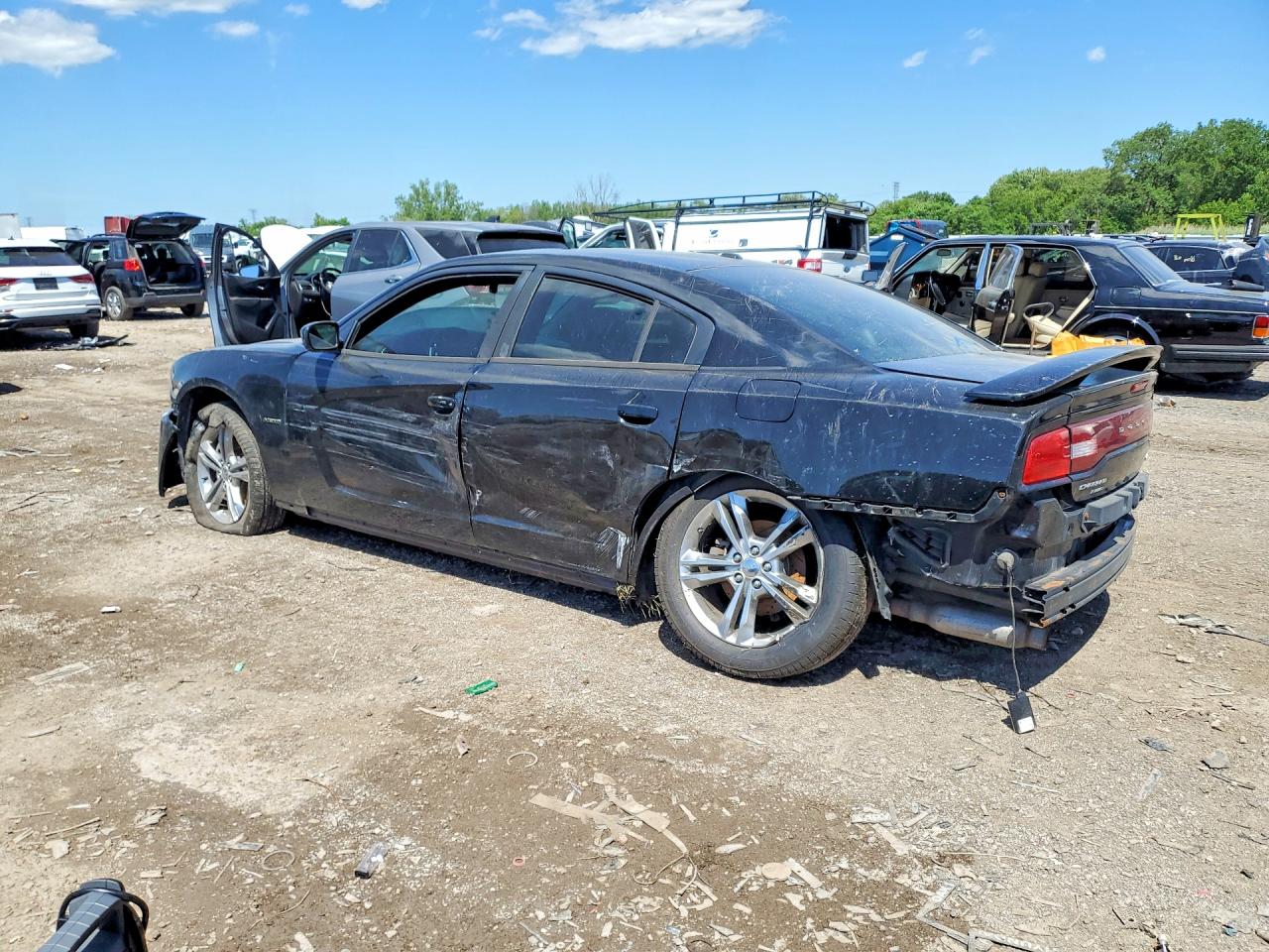 2013 Dodge Charger R/t Black vin: 2C3CDXDT9DH537888