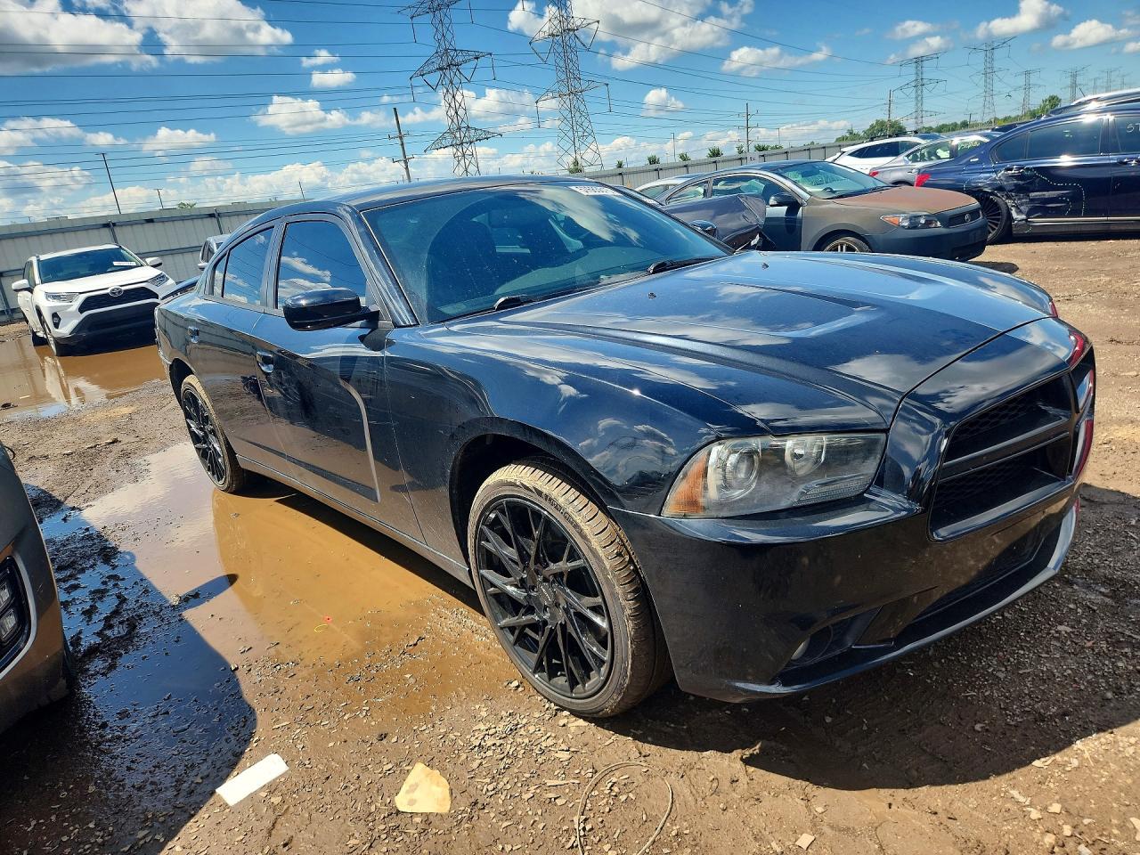 2014 Dodge Charger R Black vin: 2C3CDXDT9EH135709