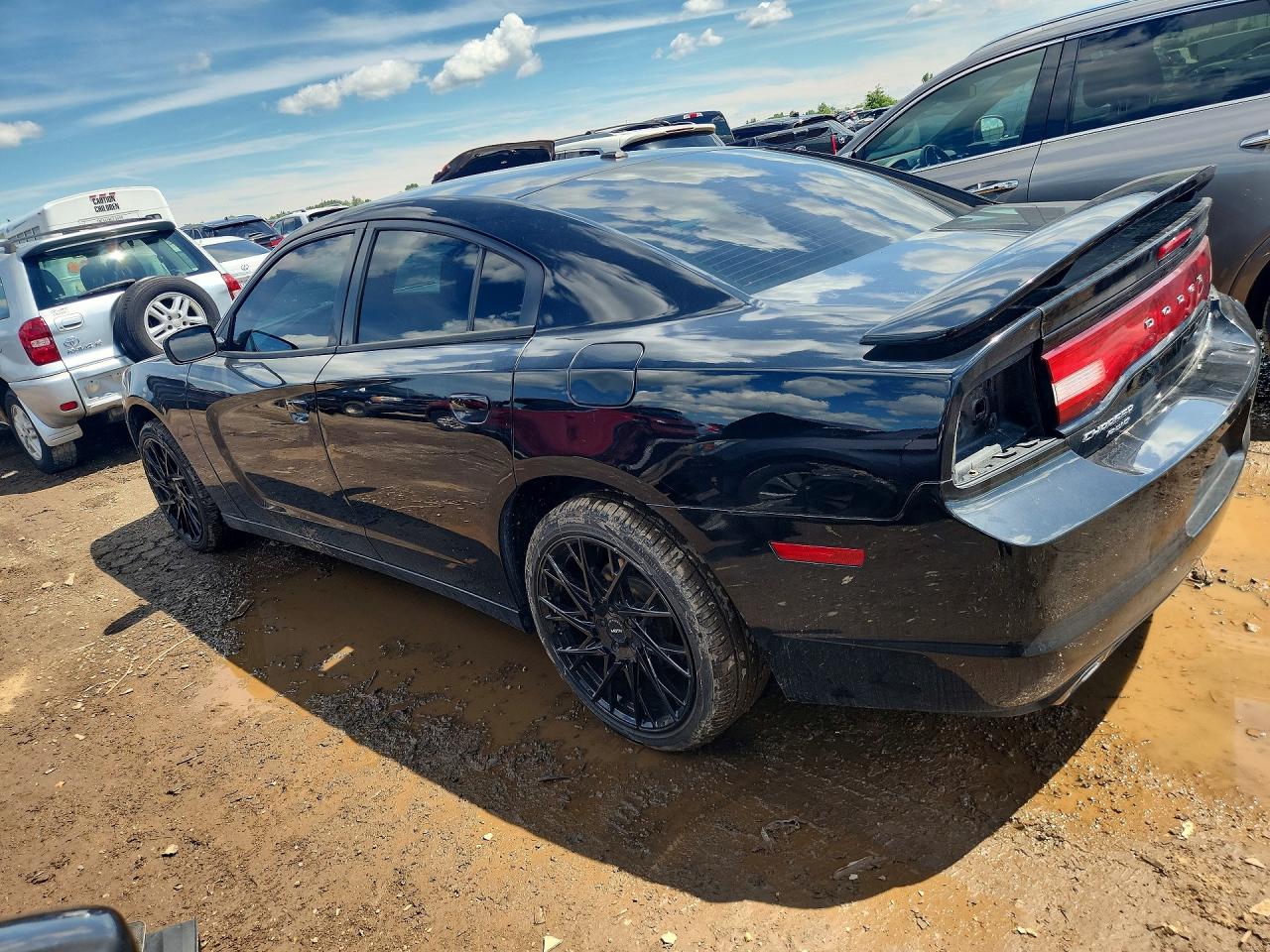 2014 Dodge Charger R Black vin: 2C3CDXDT9EH135709