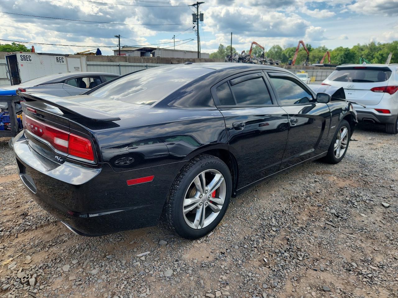 2013 Dodge Charger R Black vin: 2C3CDXDTXDH577316