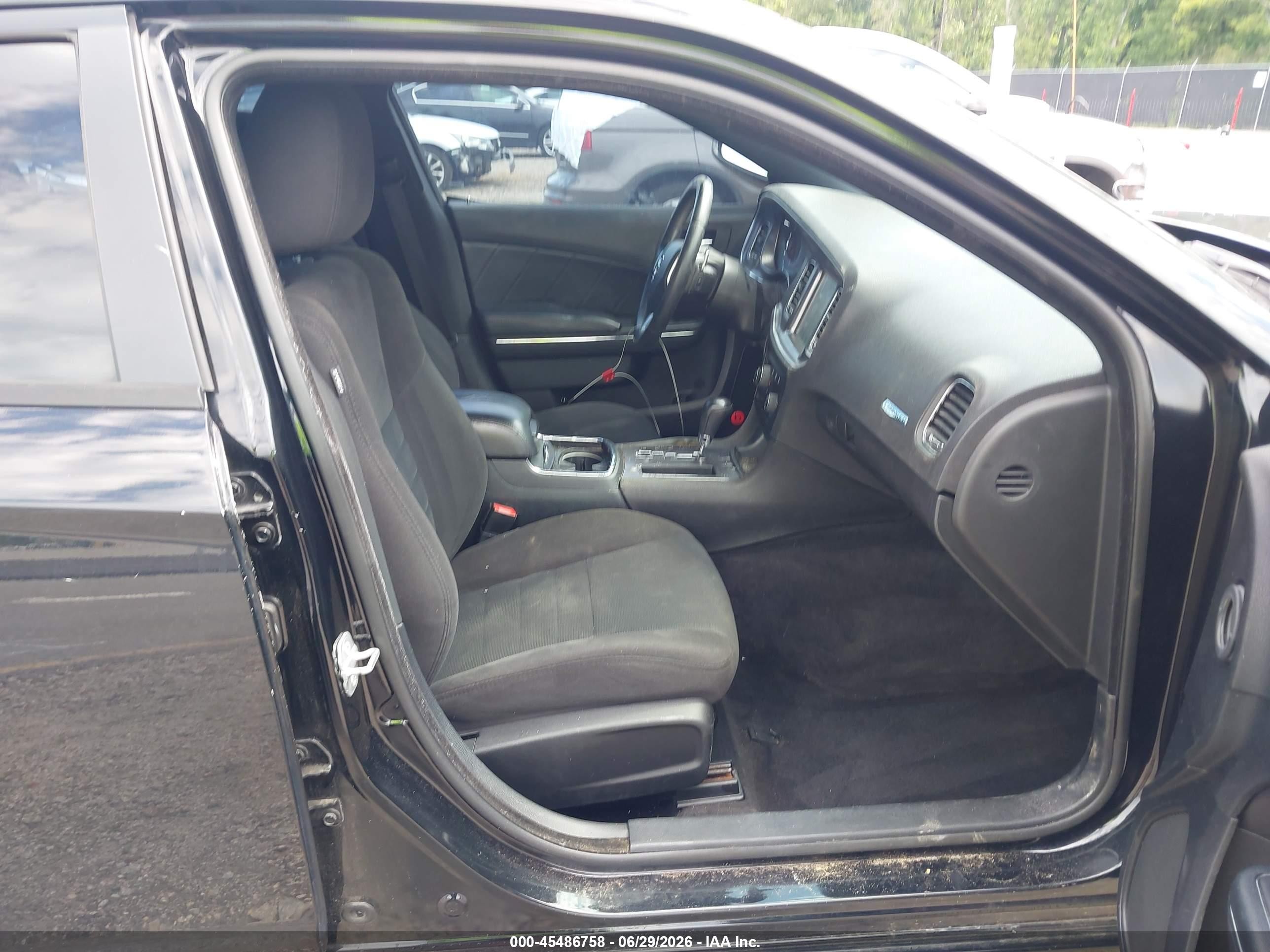 2014 Dodge Charger R/t Black vin: 2C3CDXDTXEH242462