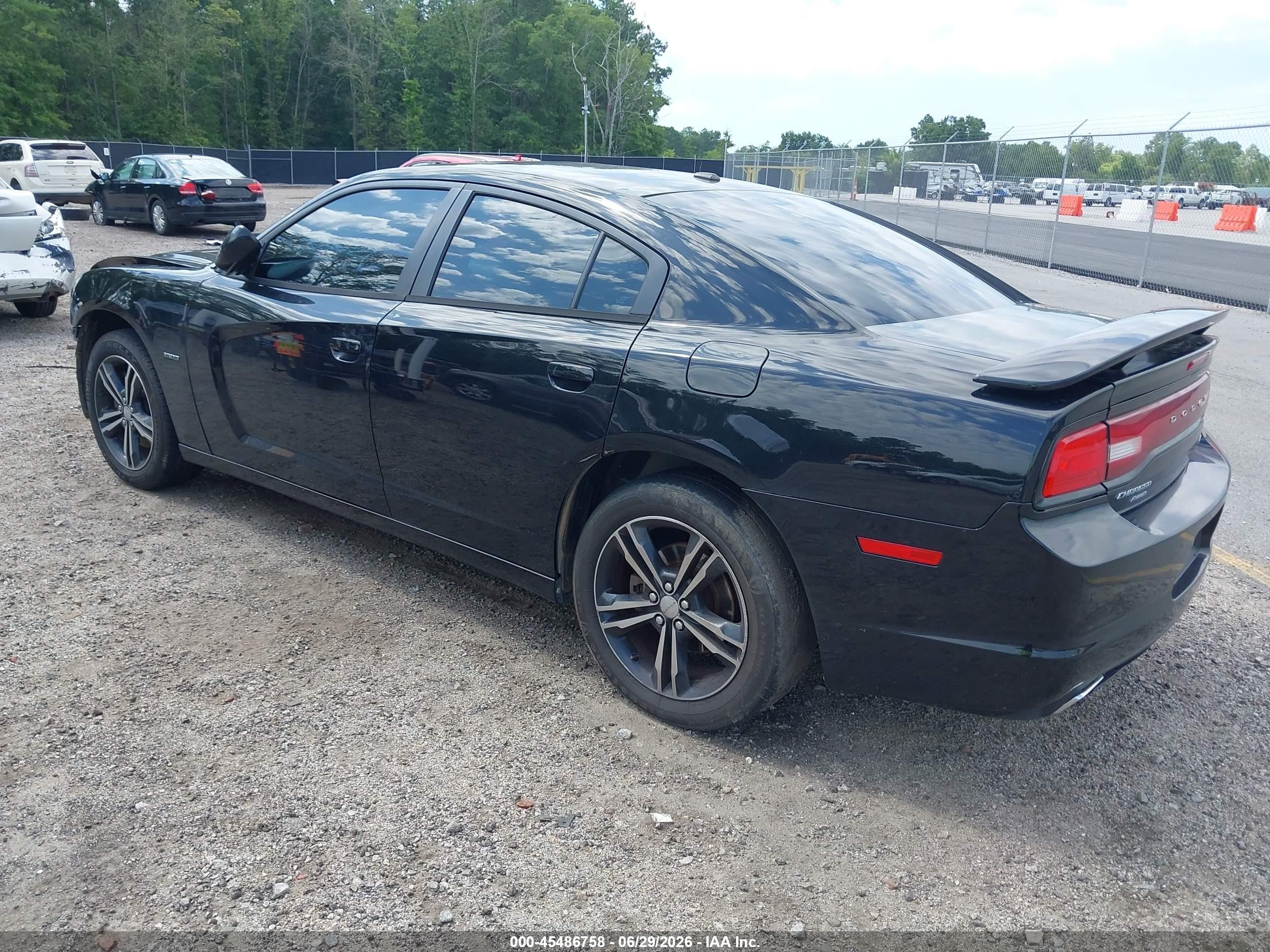 2014 Dodge Charger R/t Black vin: 2C3CDXDTXEH242462