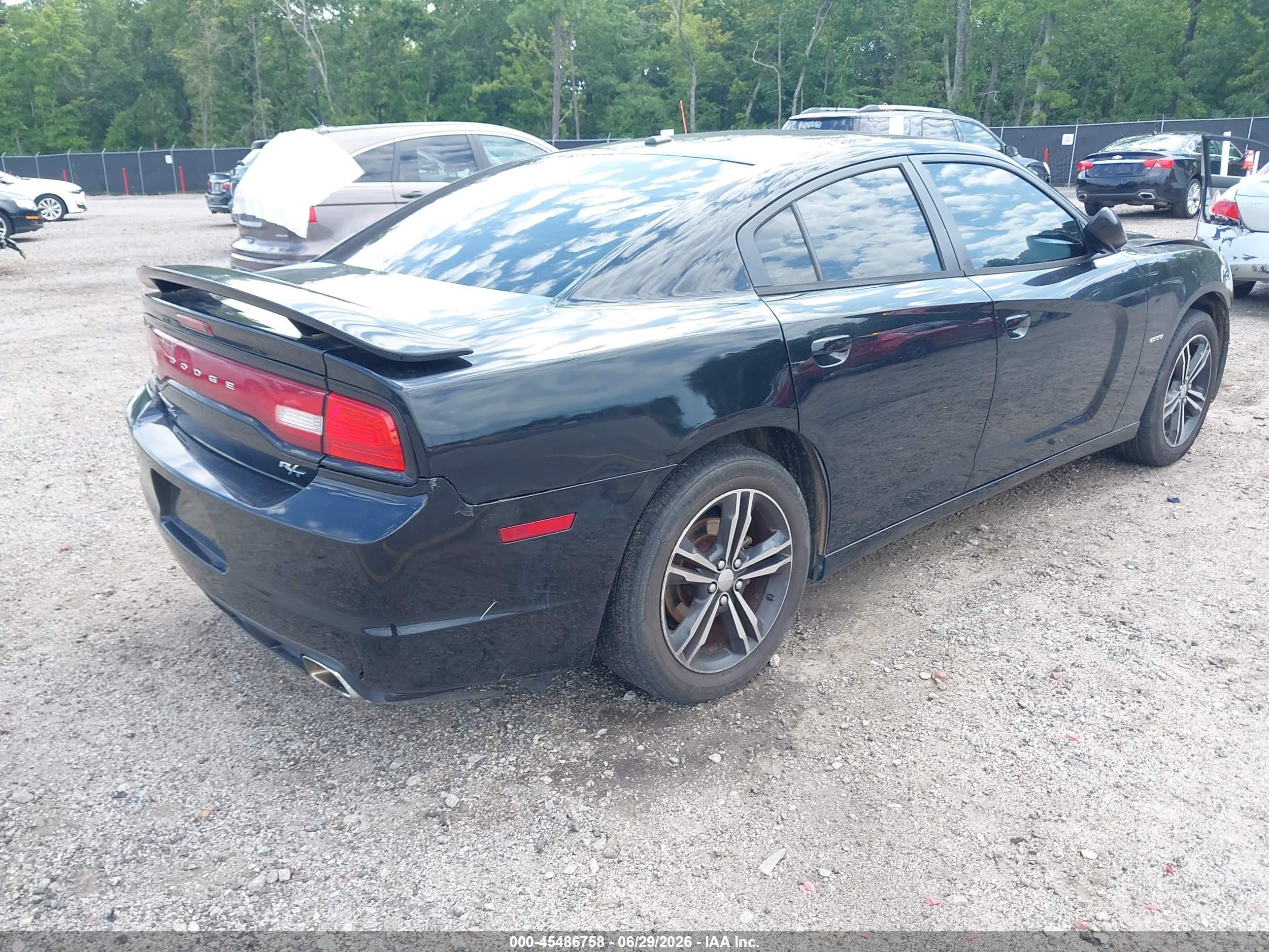 2014 Dodge Charger R/t Black vin: 2C3CDXDTXEH242462